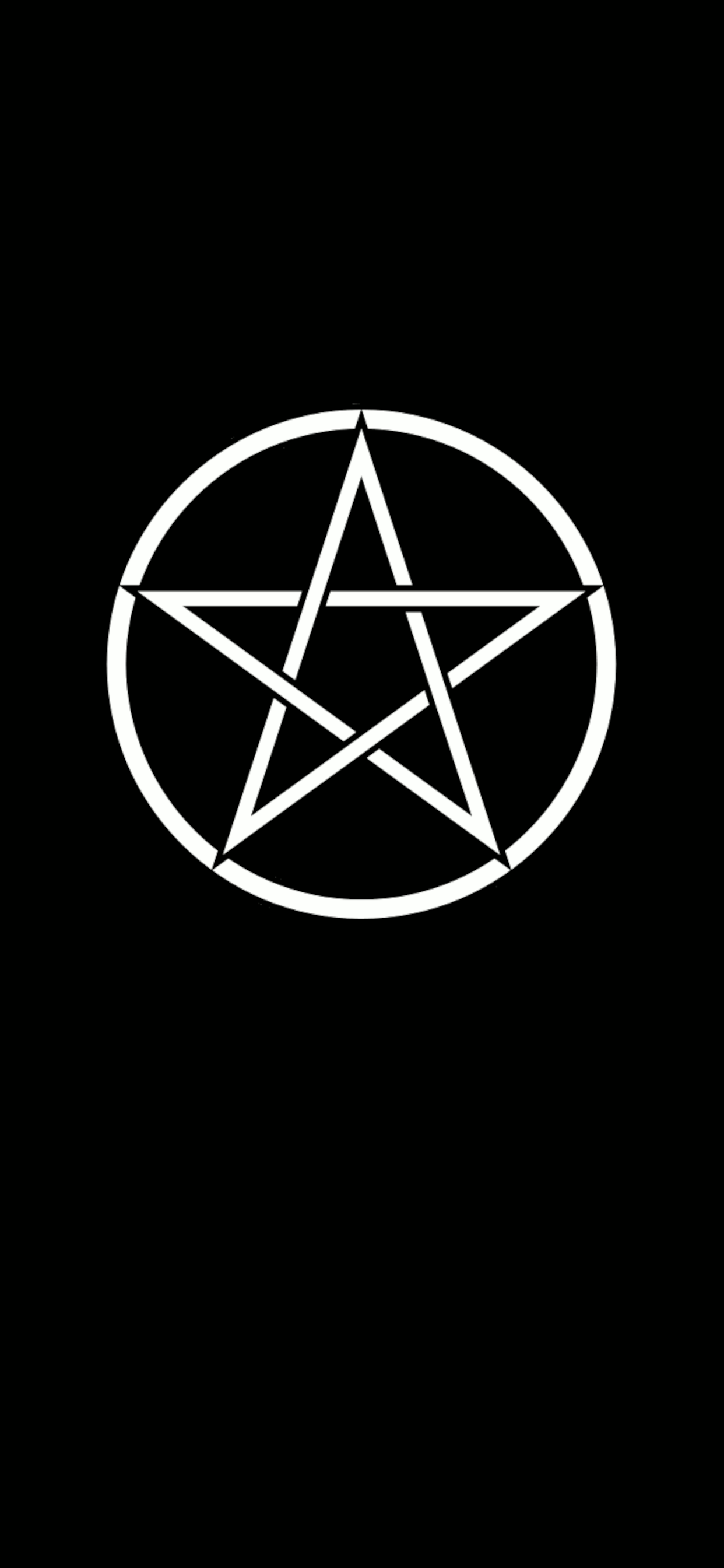 Pentacle Wicca Witchcraft Symbols Phone 1242x2688