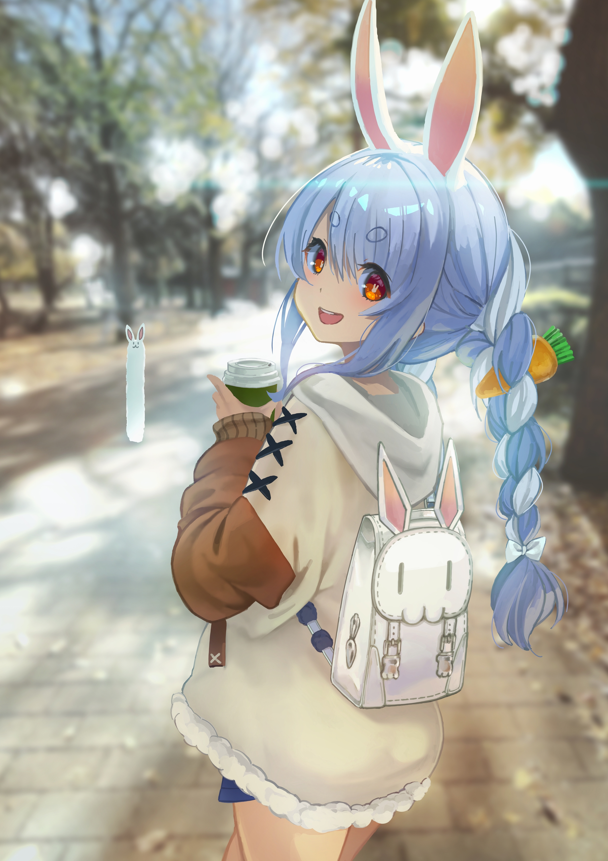 Anime Anime Girls Hololive Virtual Youtuber Usada Pekora Bunny Girl 2120x3000
