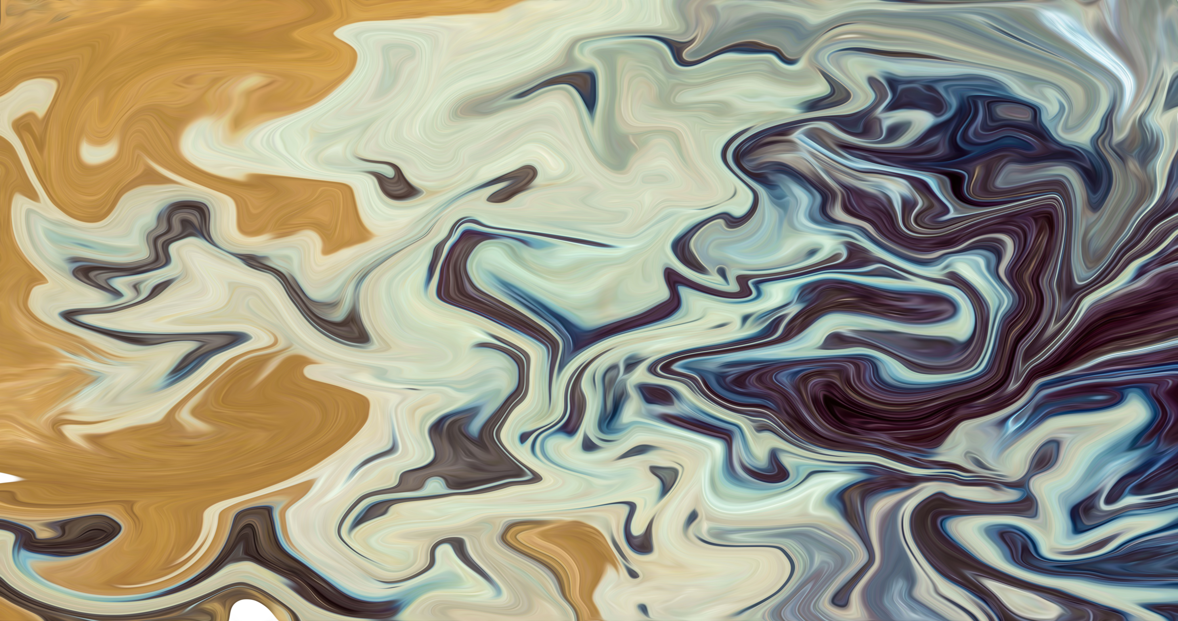 Abstract Artwork Fluid Liquid Colorful Paint Brushes Brush Shapes ArtStation XEBELiON 4096x2160