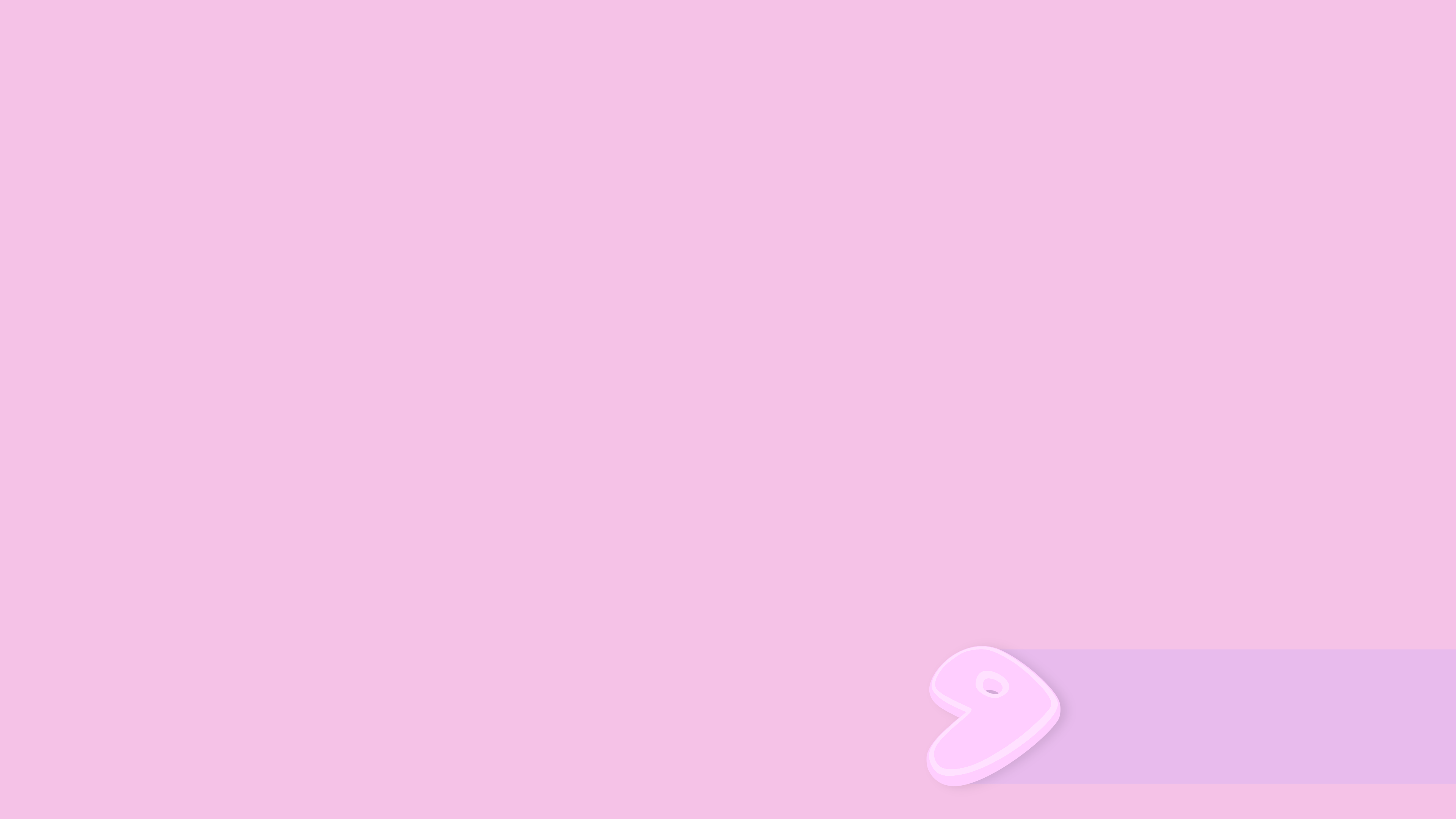 Gentoo Linux Pink Minimalism Simple Background Pink Background 3840x2160