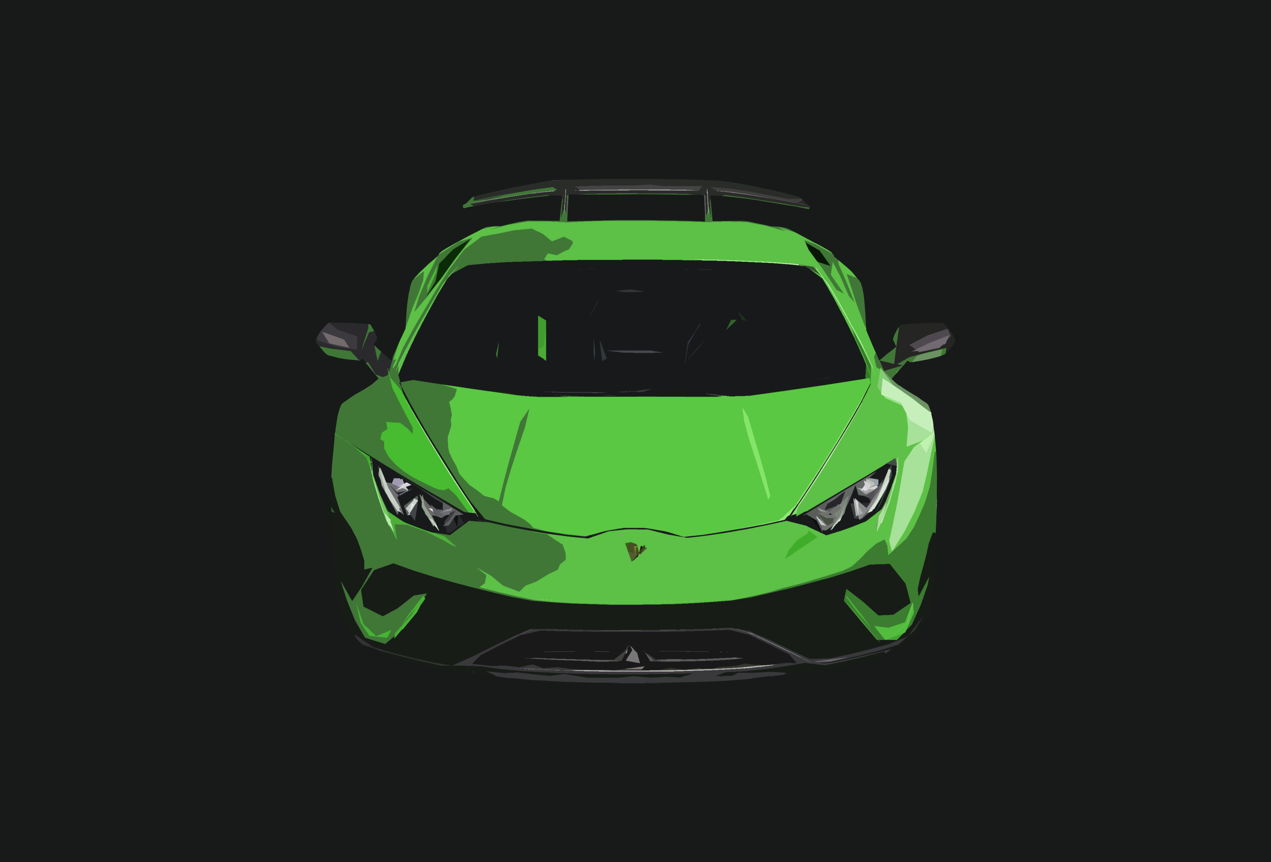 Car Automotive Lamborghini Lamborghini Huracan Performante Green 4096x2779