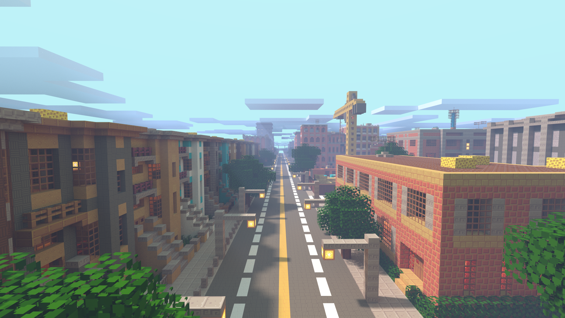 City Map Minecraft 1920x1080