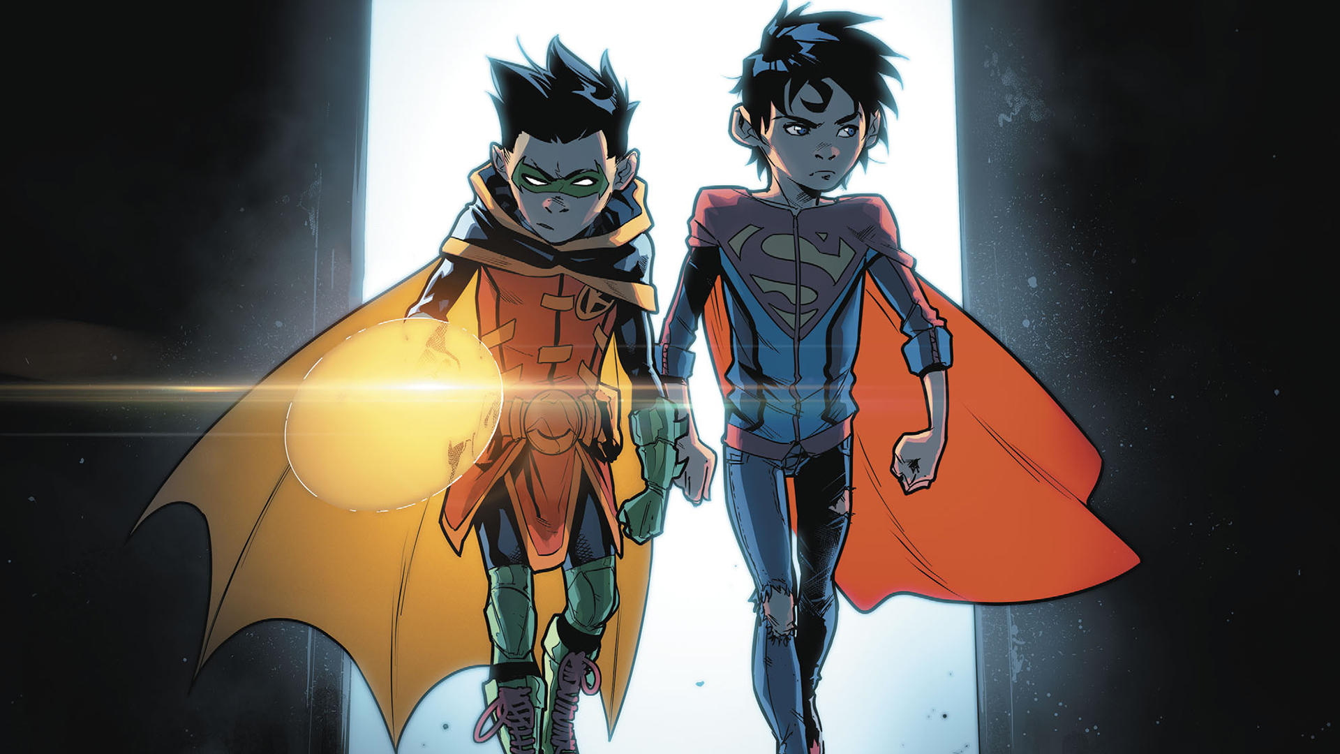 Dc Comics Superboy Robin Dc Comics Damian Wayne Jon Kent 1920x1080