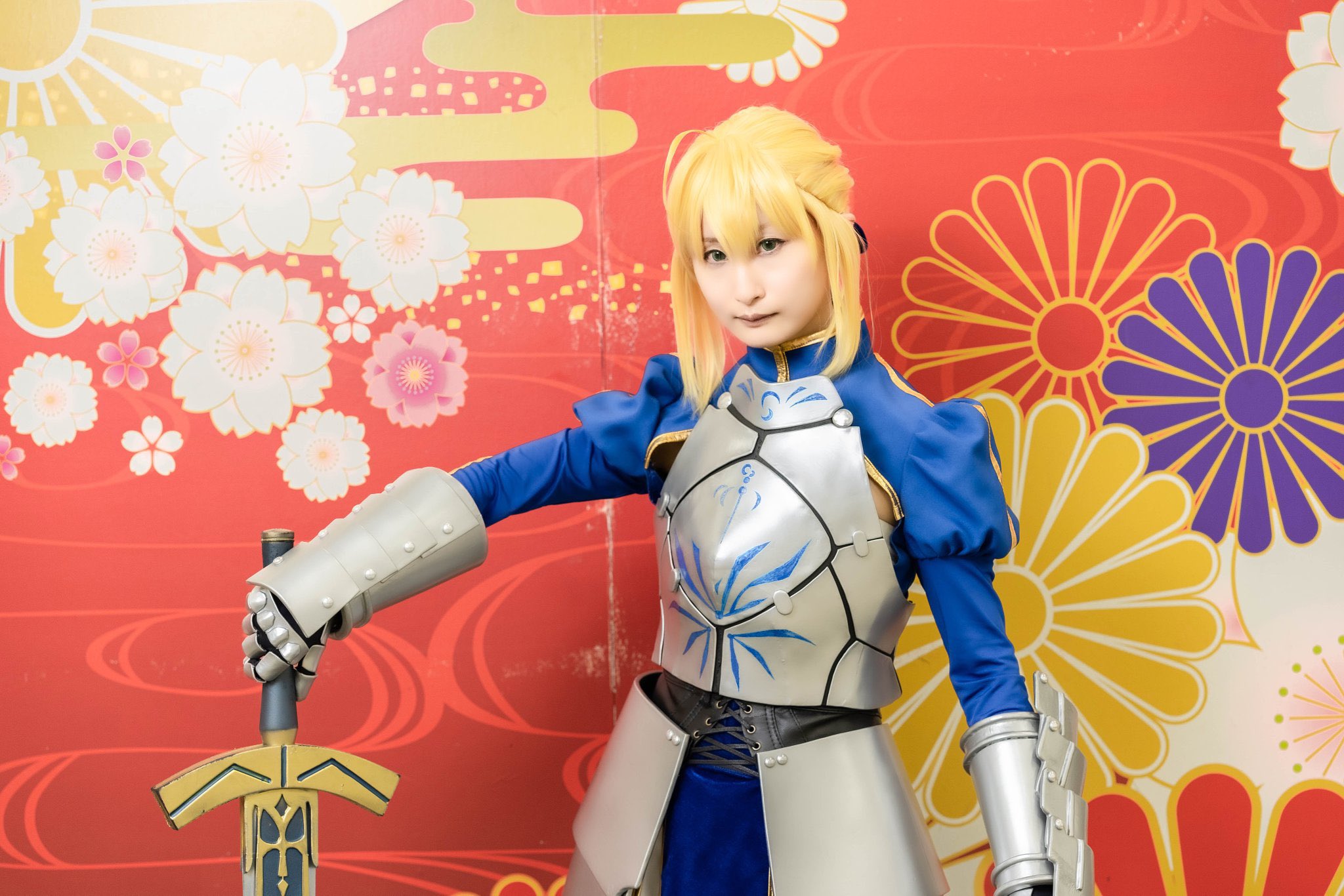 Asian Asian Cosplayer Cosplay Japanese Japanese Women Women Excalibur Fate Series Fate Stay Night Fa 2048x1366