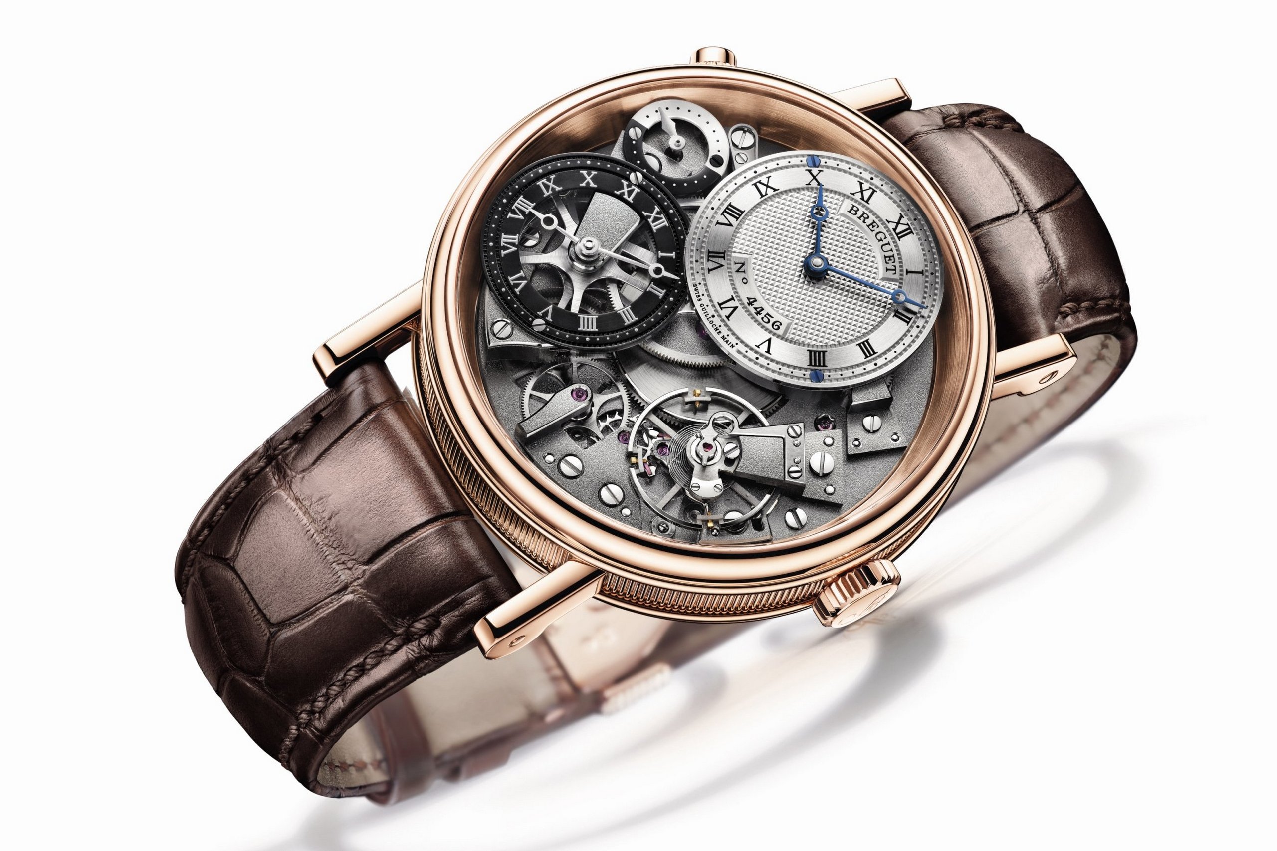Luxury Watches Technology Watch Breguet Simple Background 2560x1706