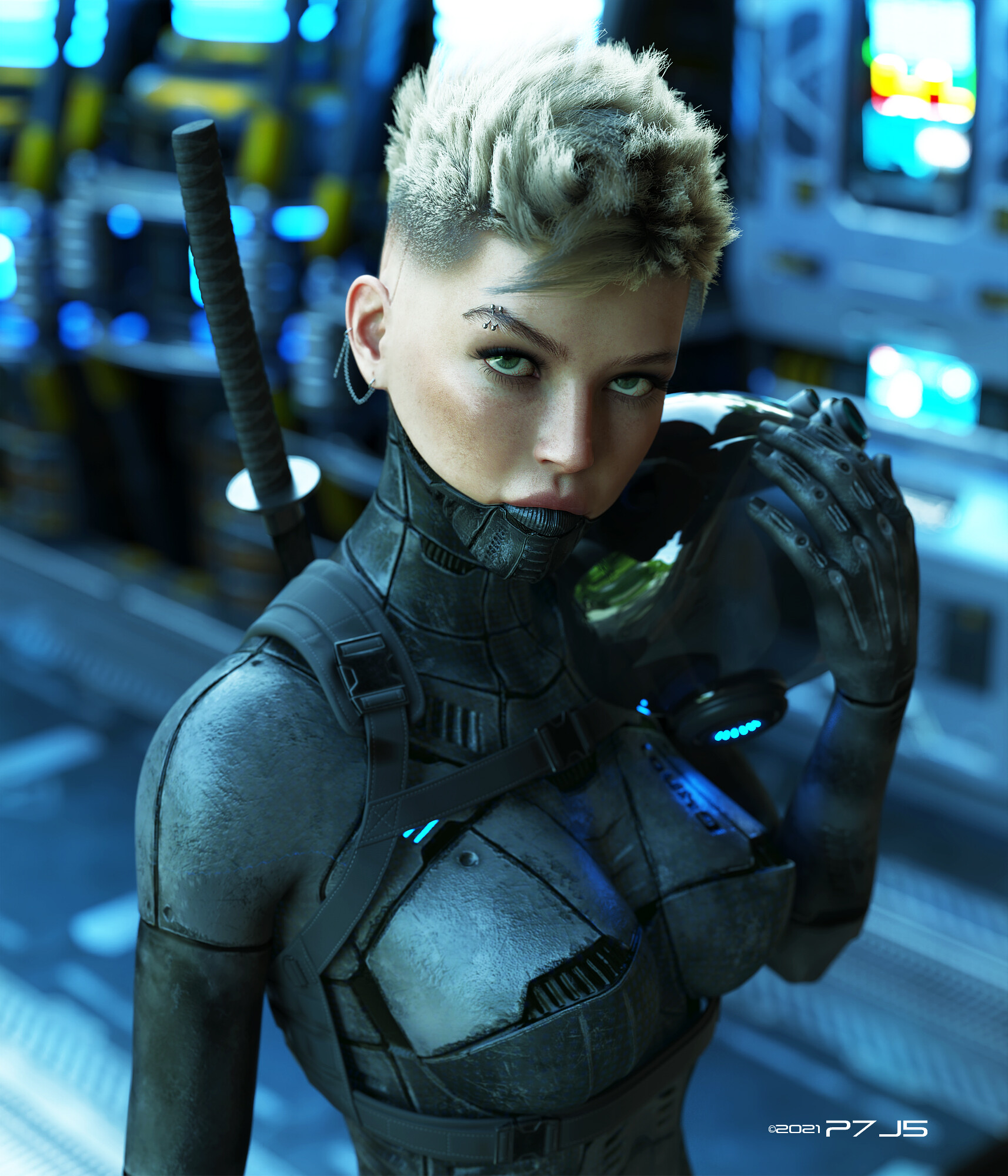 science-fiction-women-science-fiction-women-cyborg-looking-at-viewer