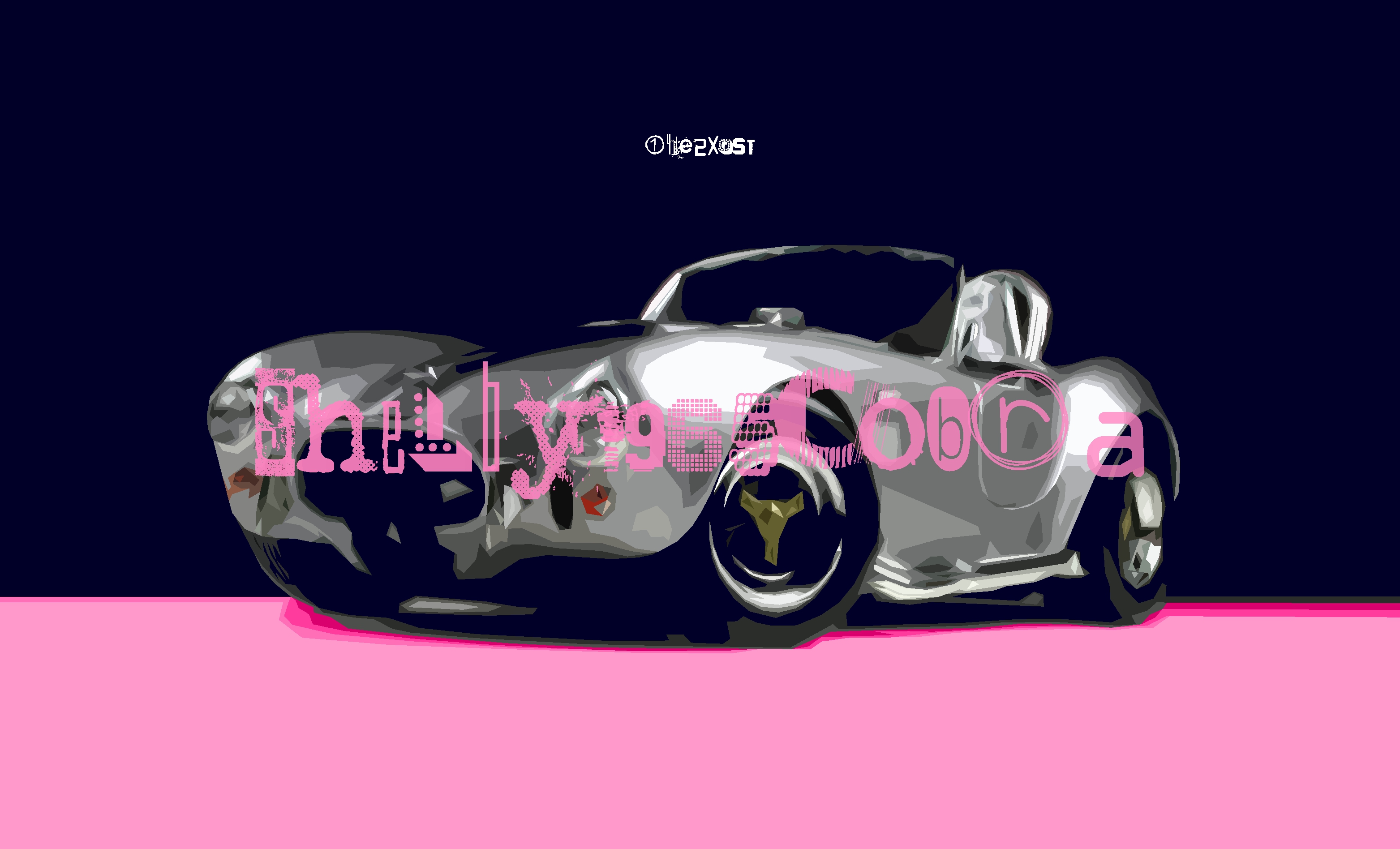 Car Artistic Artwork Pink Silver Car Digital Art 3126x1896