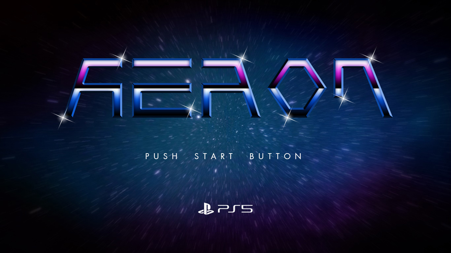 Playstation 5 Texture Space Text Stars 1434x806