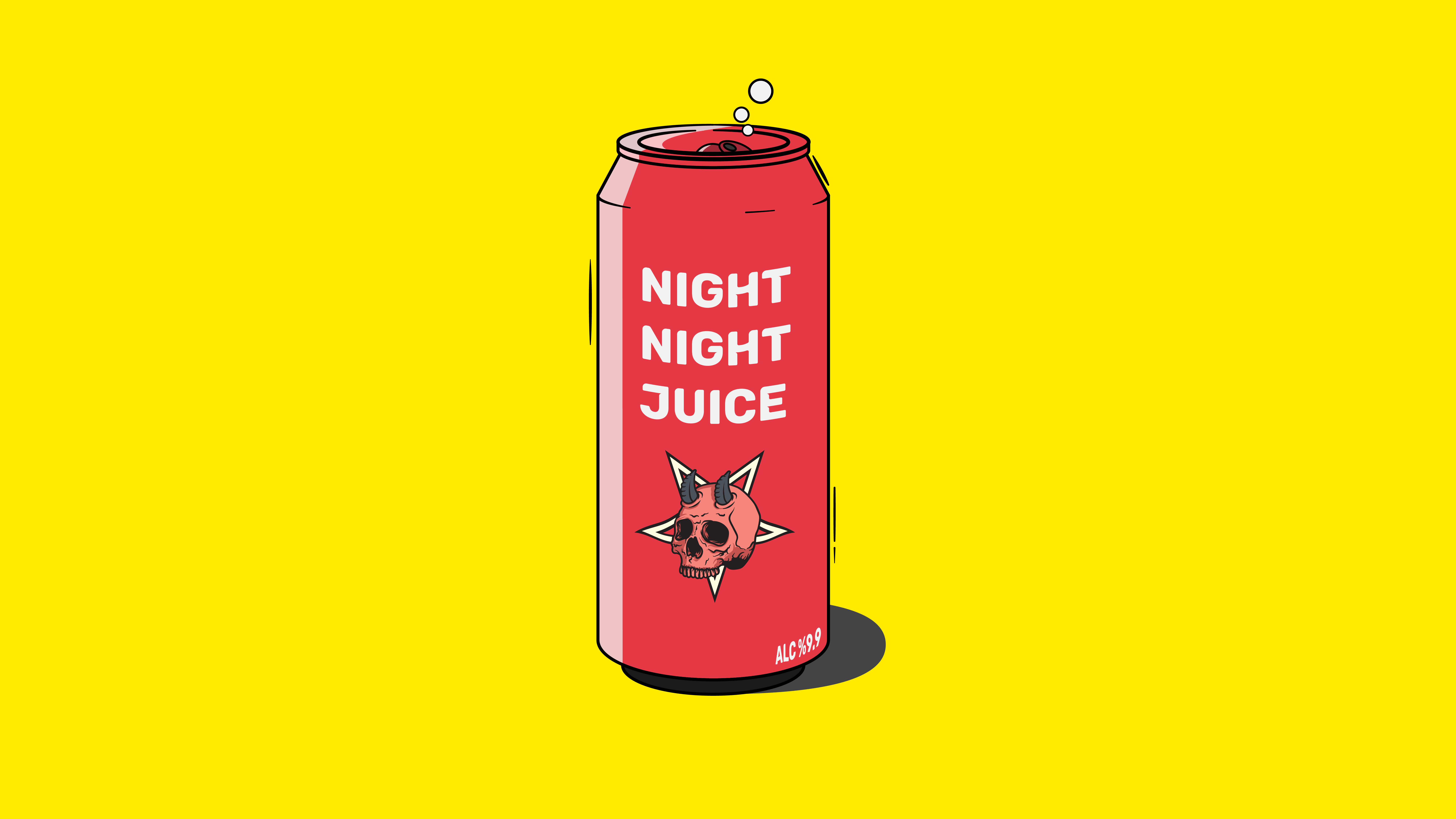 Juice Drink Yellow Drawing 8000x4500