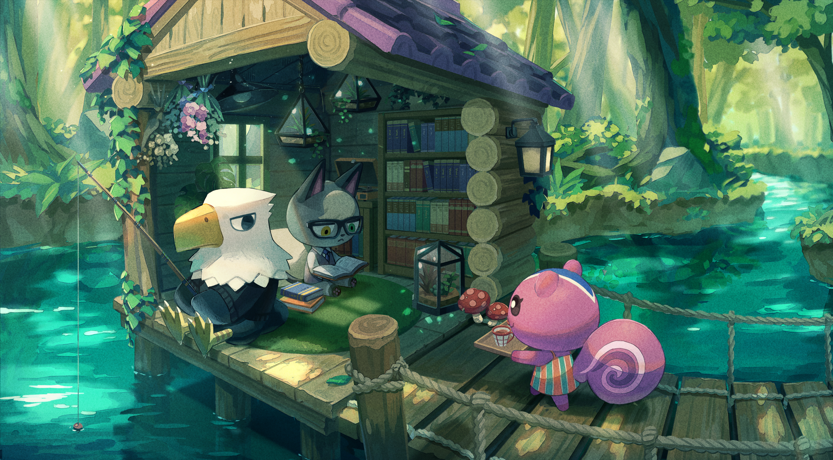 Apollo Animal Crossing Jack Animal Crossing Peanut Animal Crossing 2717x1500