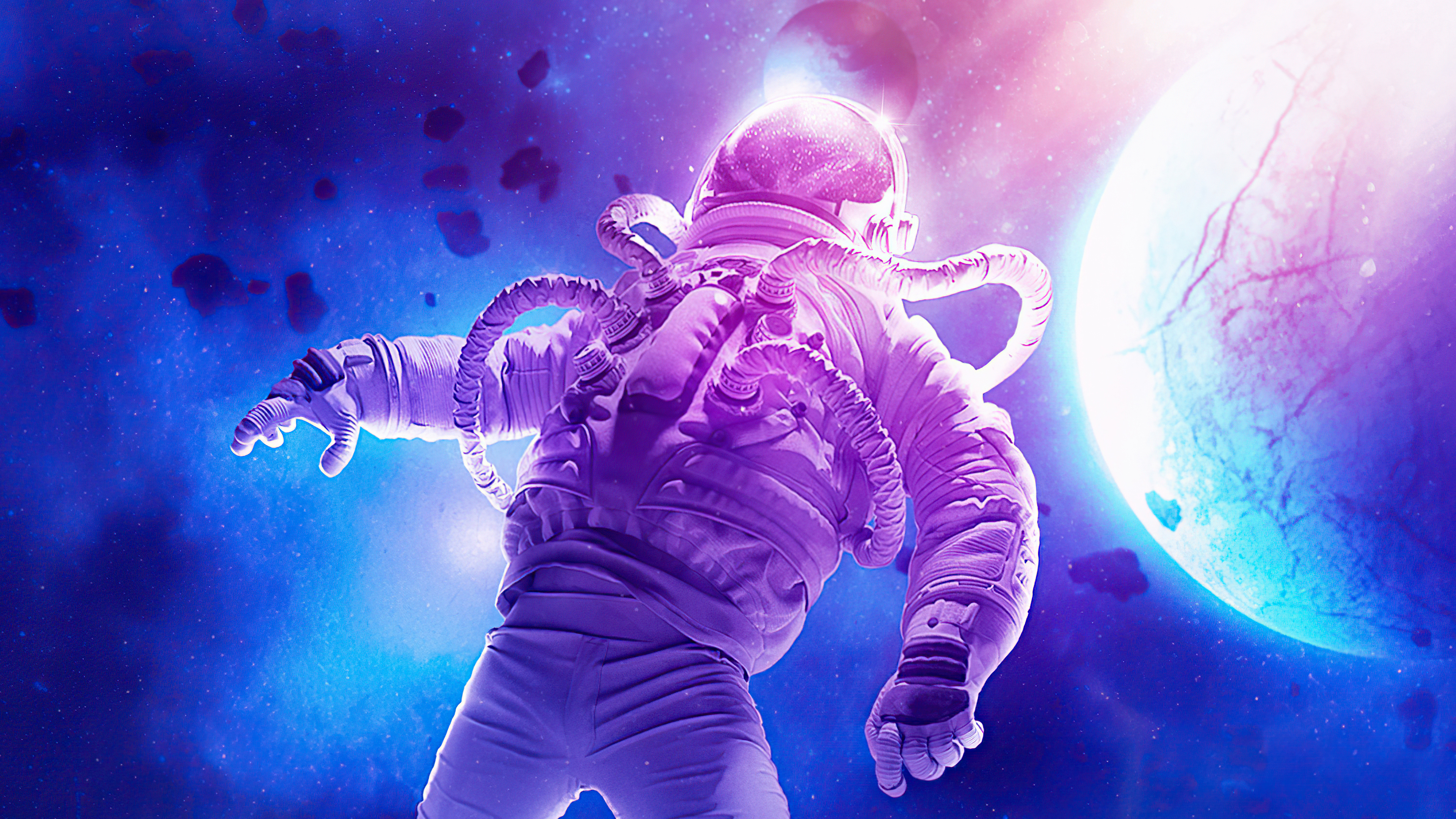 Sci Fi Astronaut 3840x2160