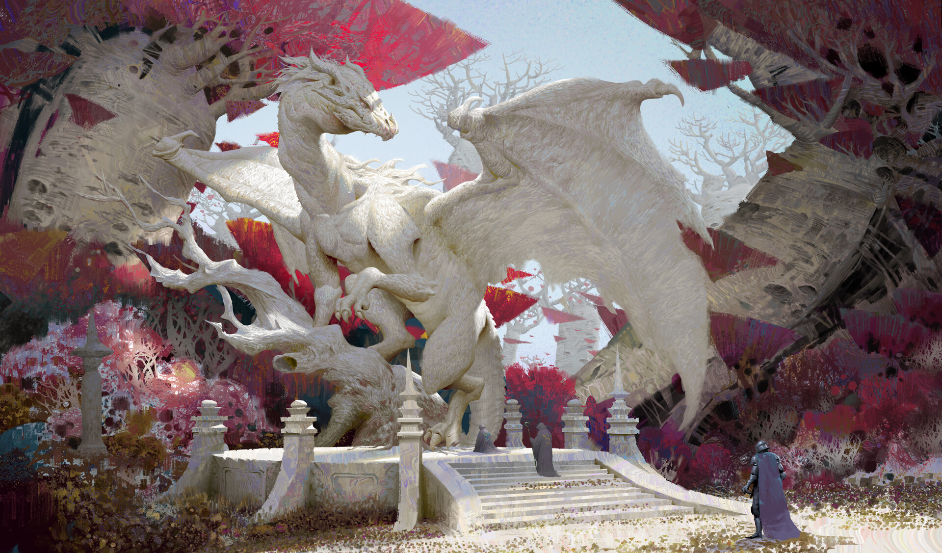 Ya Lun Digital Art Fantasy Art Dragon 1920x1127
