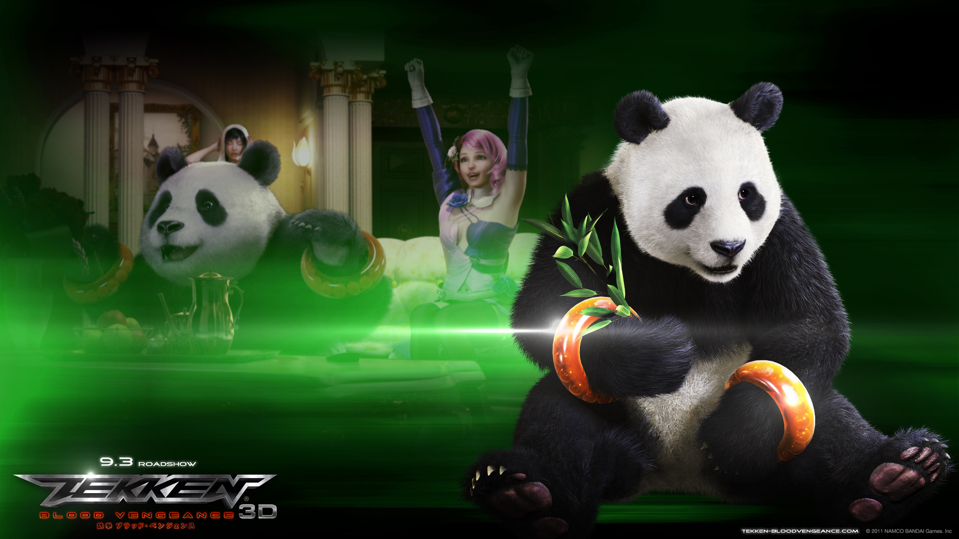 Alisa Bosconovitch Ling Xiaoyu Panda Tekken 1920x1080