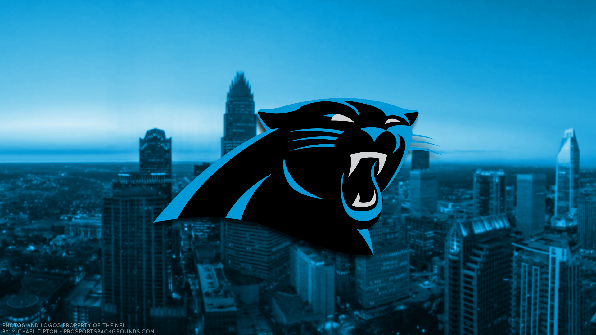 Carolina Panthers Emblem Logo Nfl 1920x1080