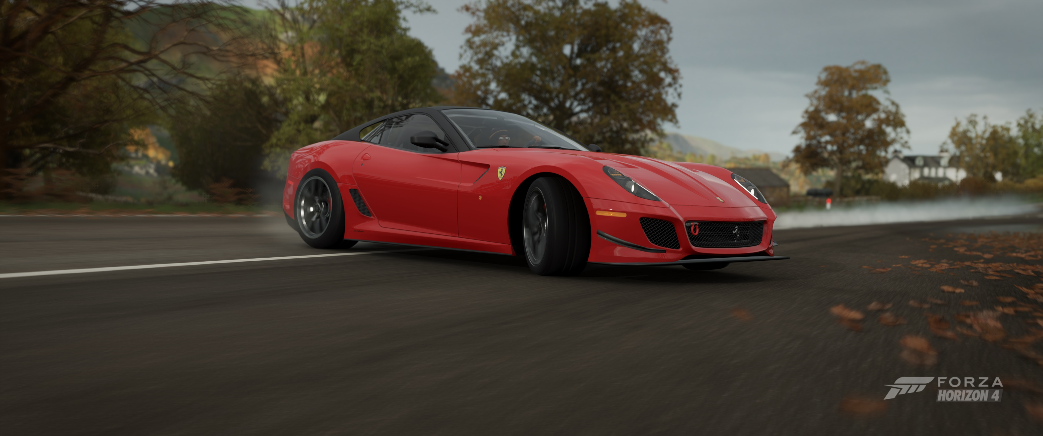 Forza Forza Horizon 4 Racing Car Ultrawide Video Games Ferrari GTO Drift 3440x1440