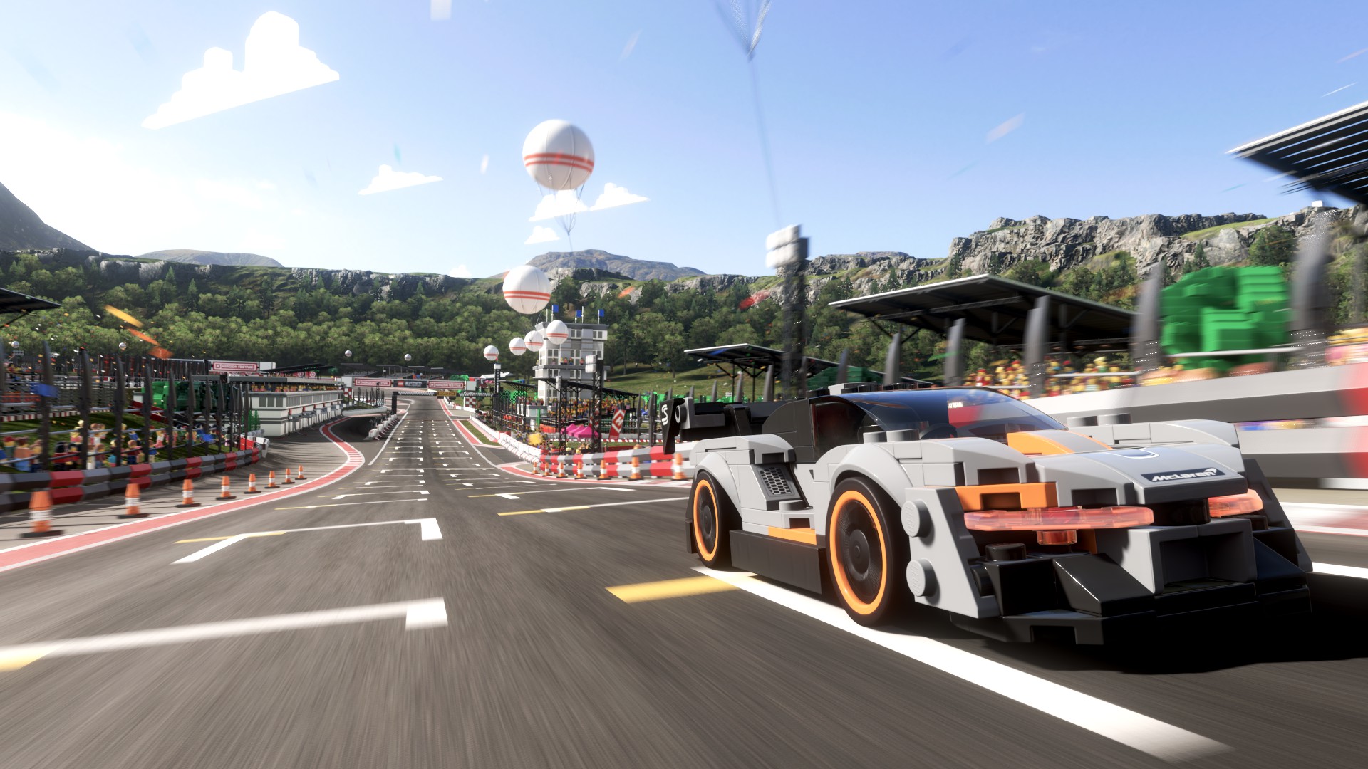 Forza Horizon 4 McLaren Senna LEGO LEGO Speed Champions Video Games 1920x1080