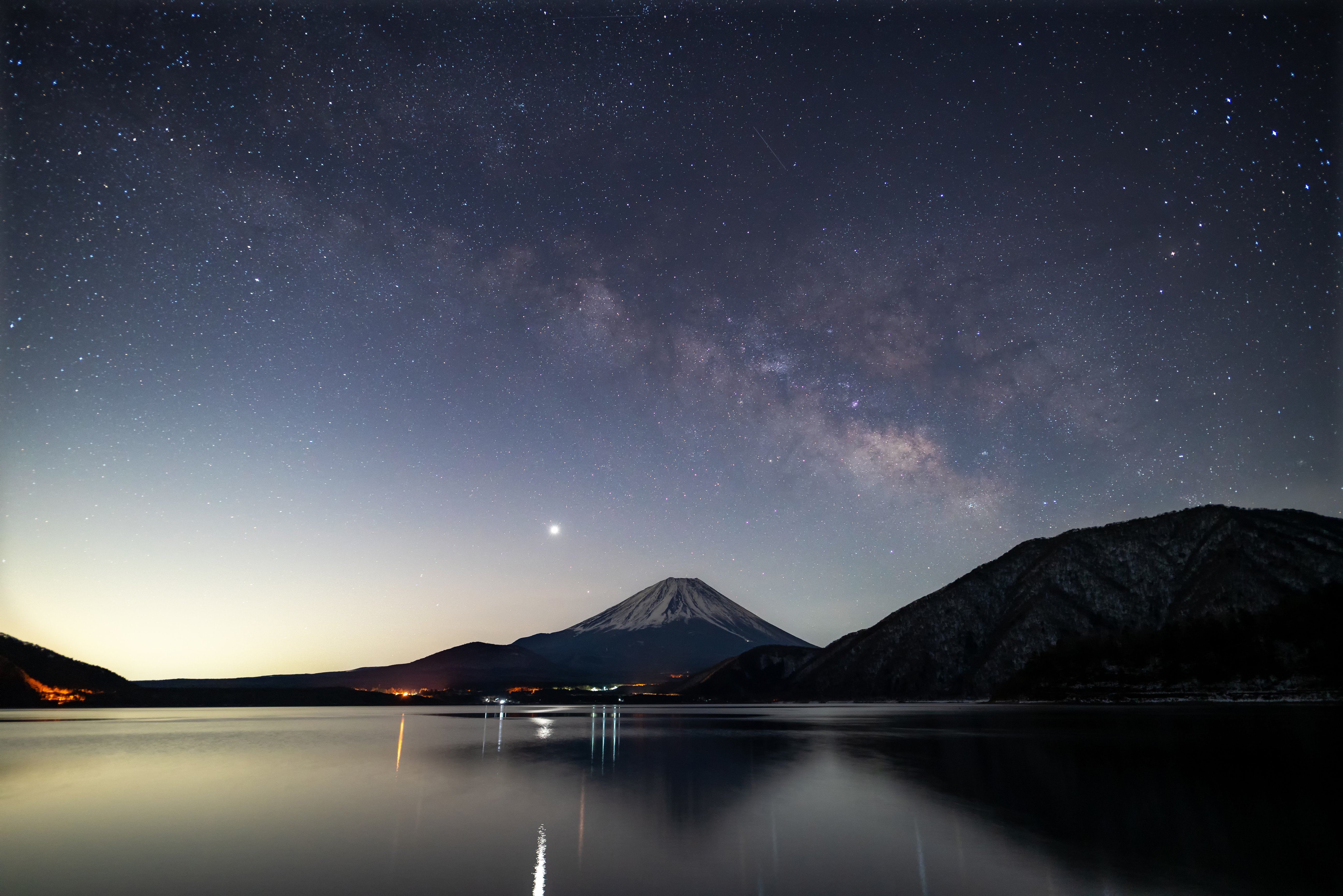 Mount Fuji Sky Night 5566x3713
