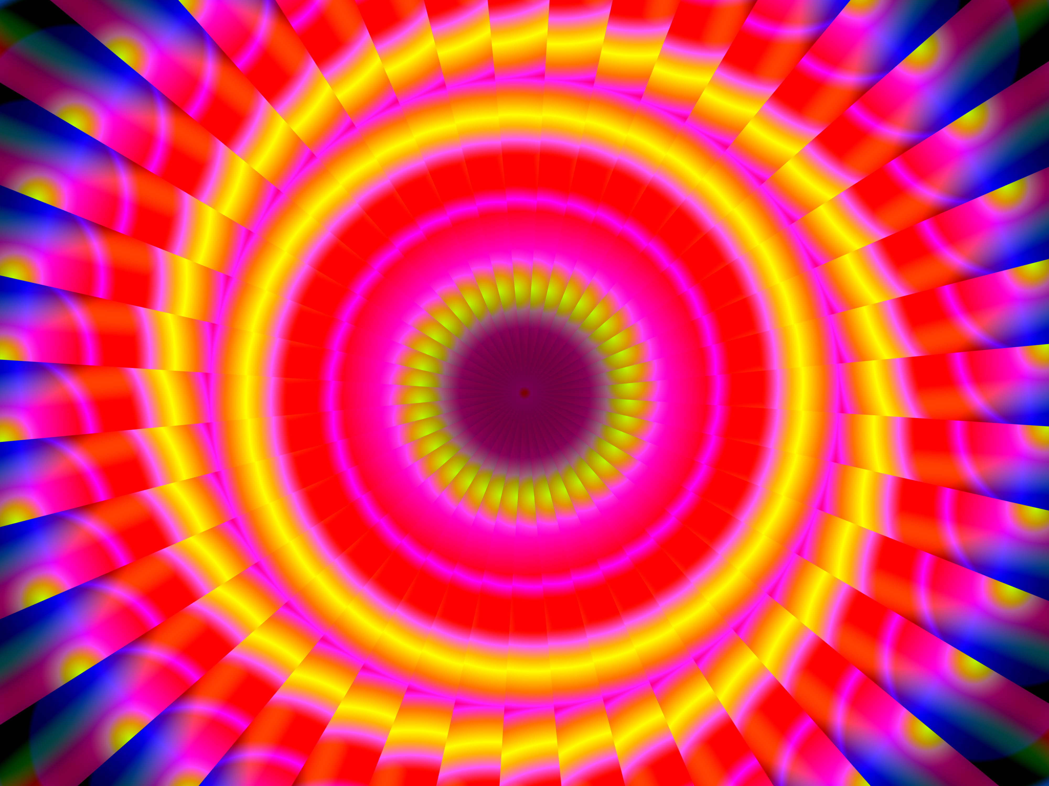 Abstract Colorful Digital Art Kaleidoscope 4000x3000