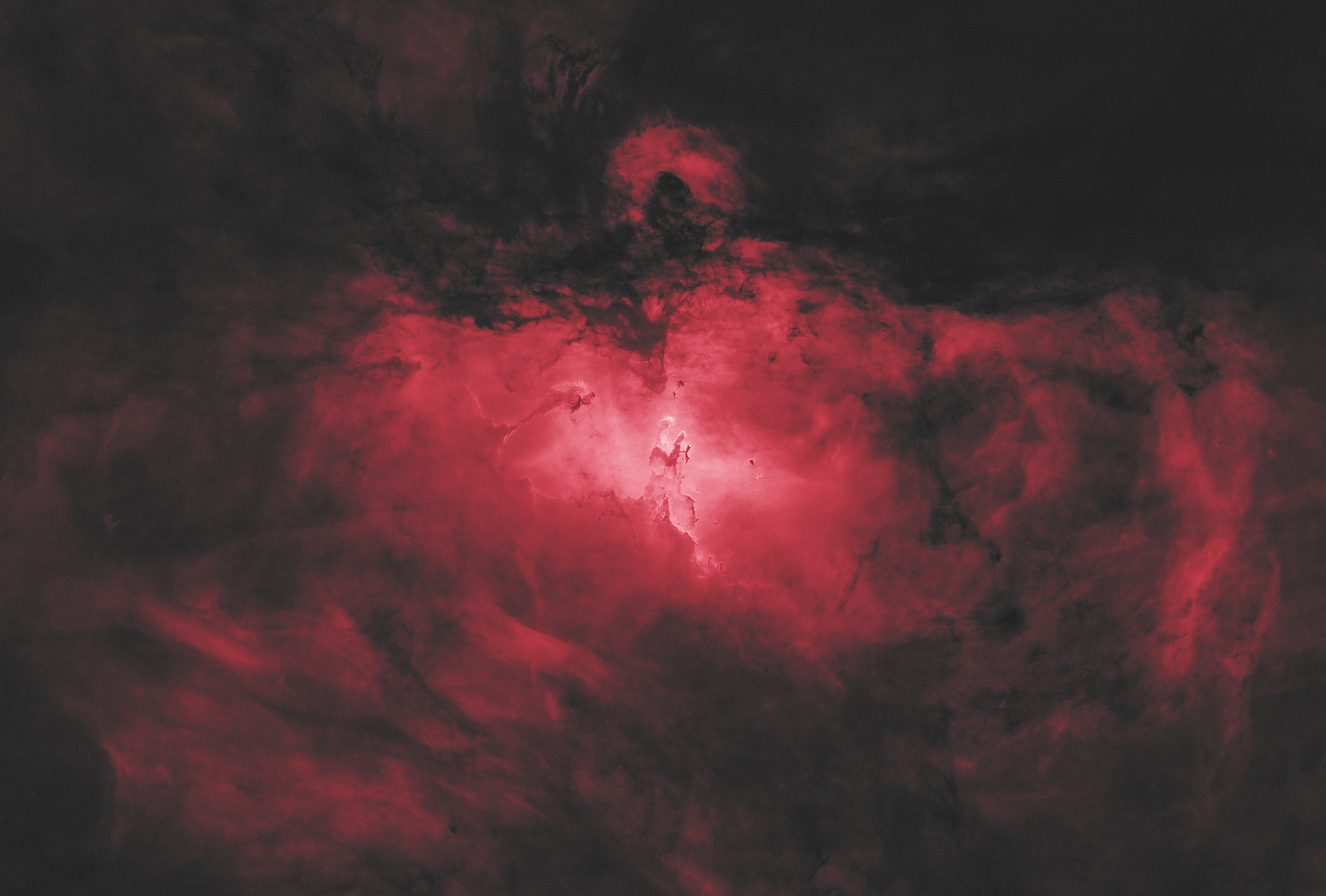 Space Nebula Astronomy Dark Background Eagle Nebula 4144x2800
