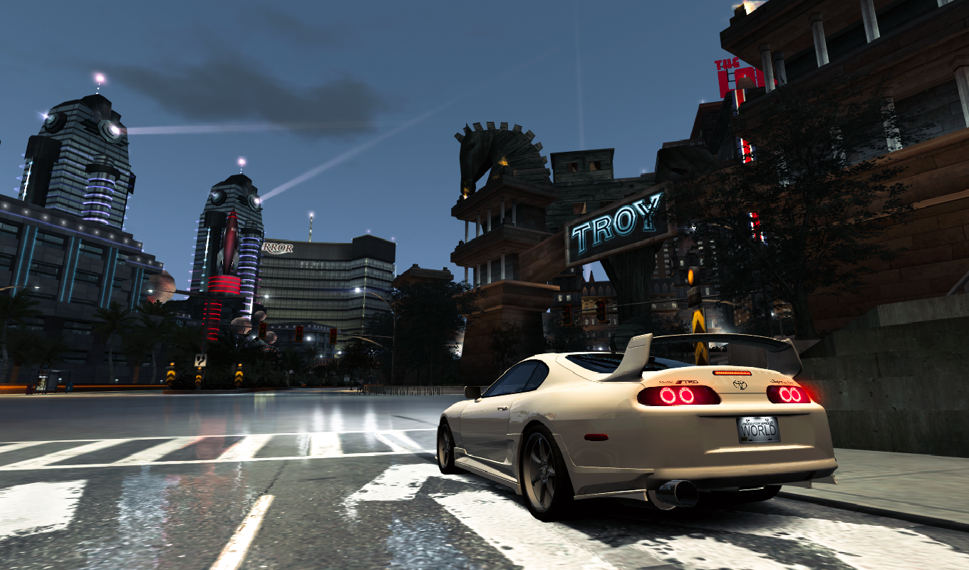 Video Games Vehicle Need For Speed World Toyota Supra Car 1360x800