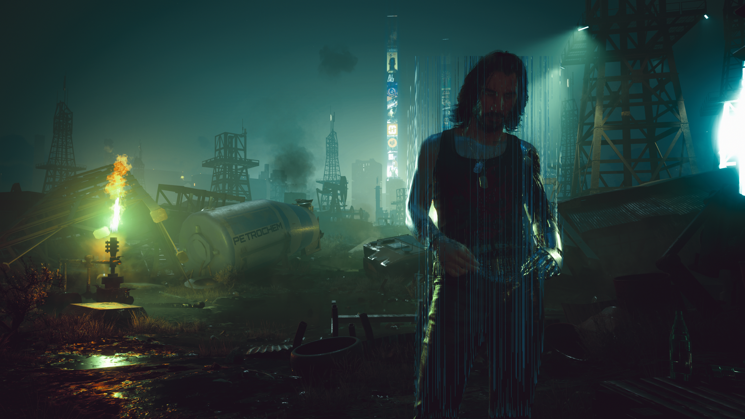 Cyberpunk 2077 Video Game Photography PC Gaming CD Projekt RED Johnny Silverhand 2560x1440