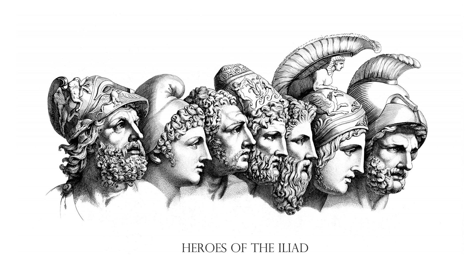 Wilhelm Tischbein Heroes Of The Iliad Iliad Greek Greece Achilles Ulysses Odysseus 1920x1080