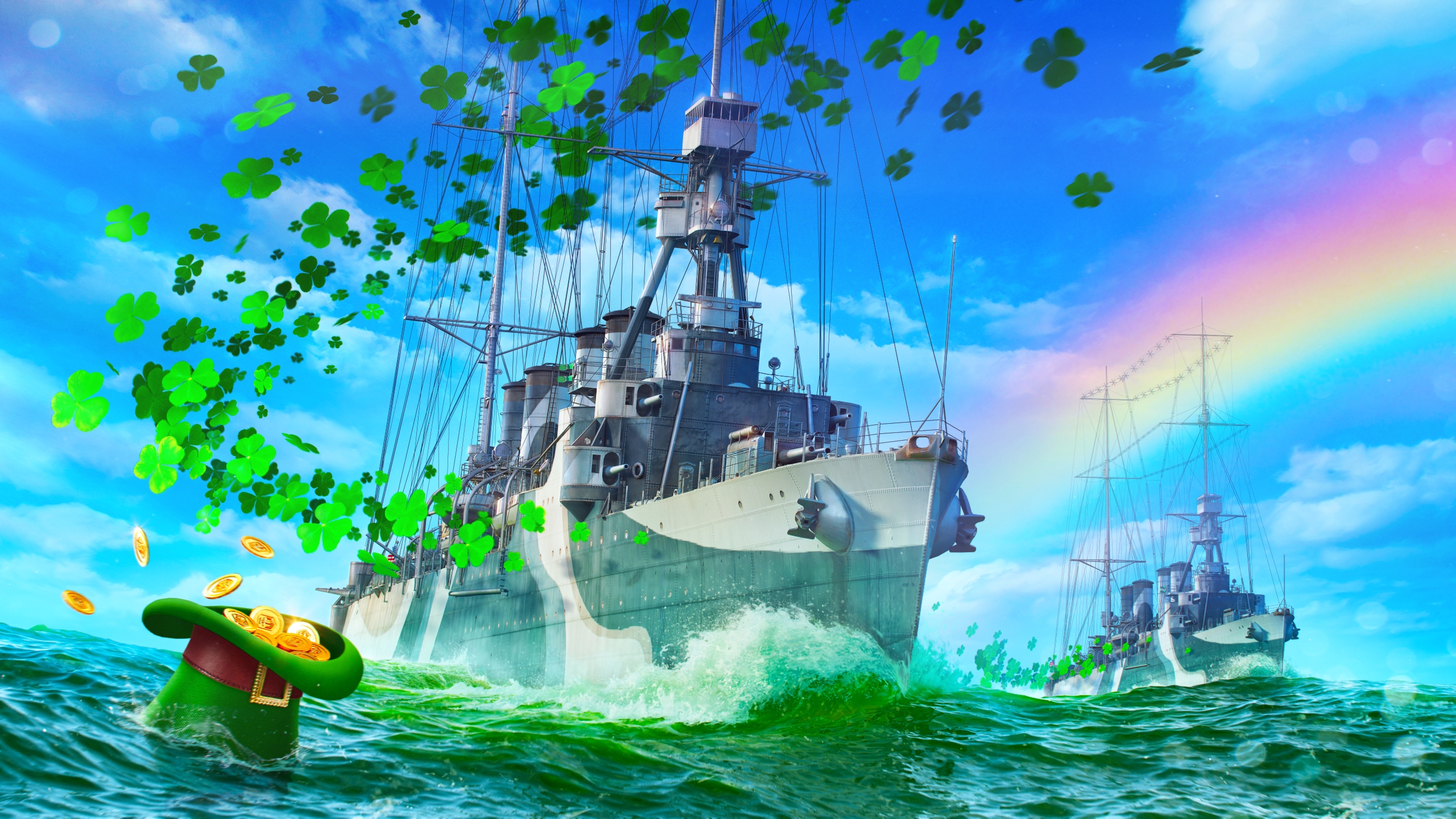 Warship St Patrick 039 S Day 2560x1440