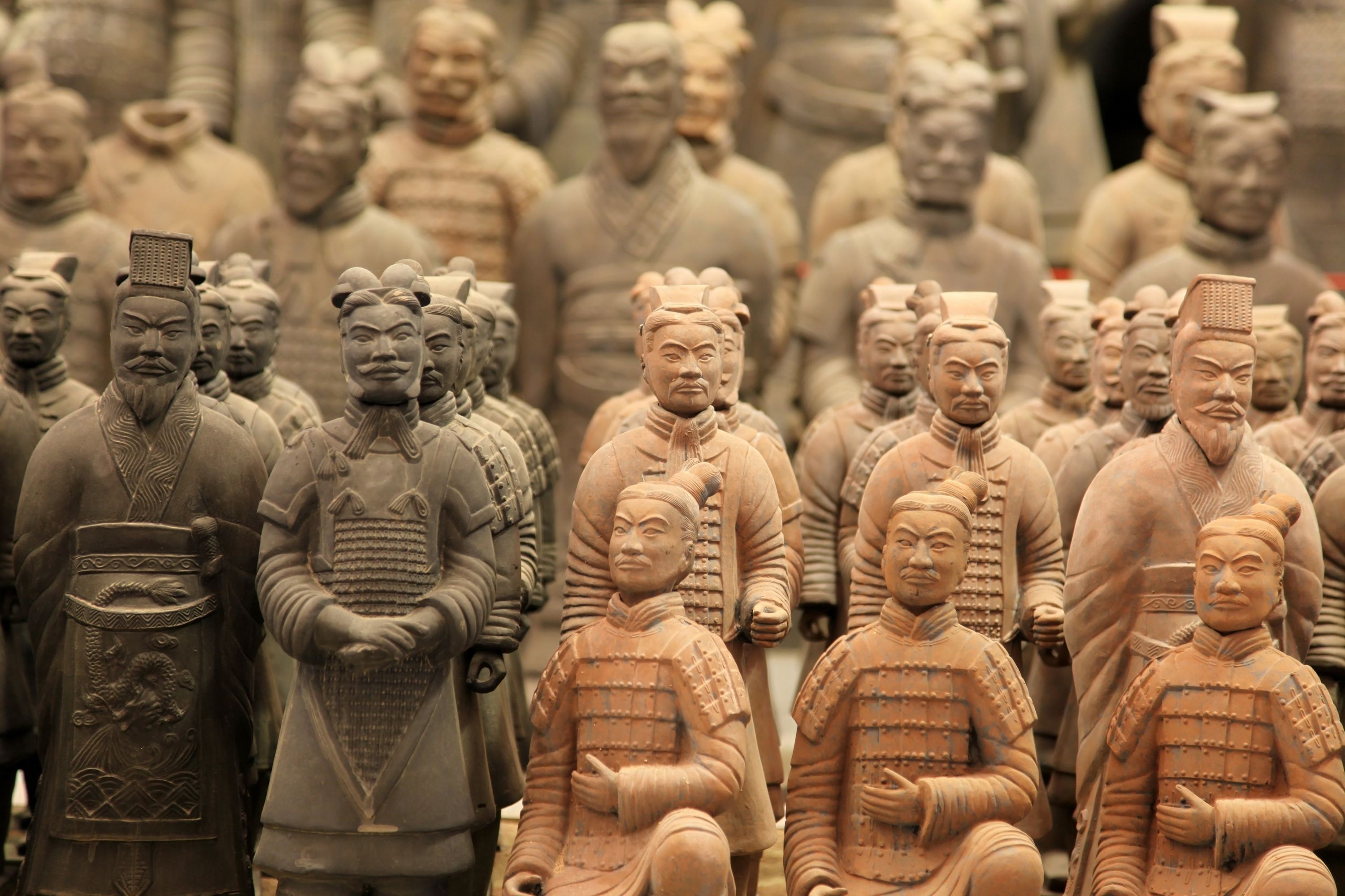 Terracotta Warriors China Historical Relic Historic 3000x2000