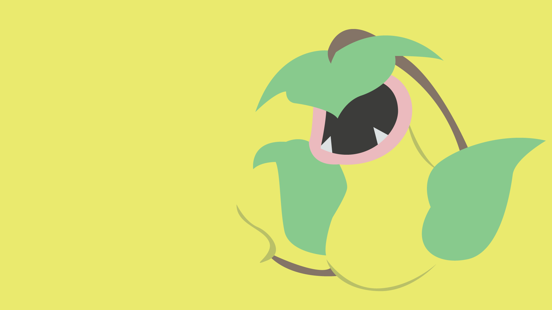 Victreebel Pokemon Minimalist 1920x1080