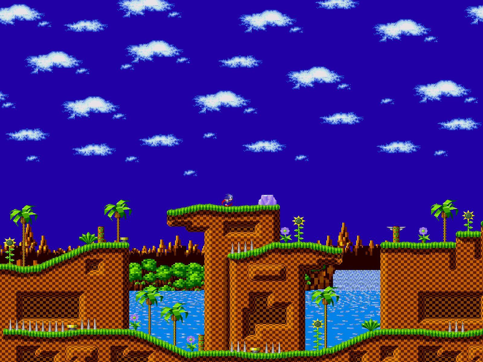 Video Games PC Gaming Pixelated Sonic The Hedgehog 2D 1600x1200