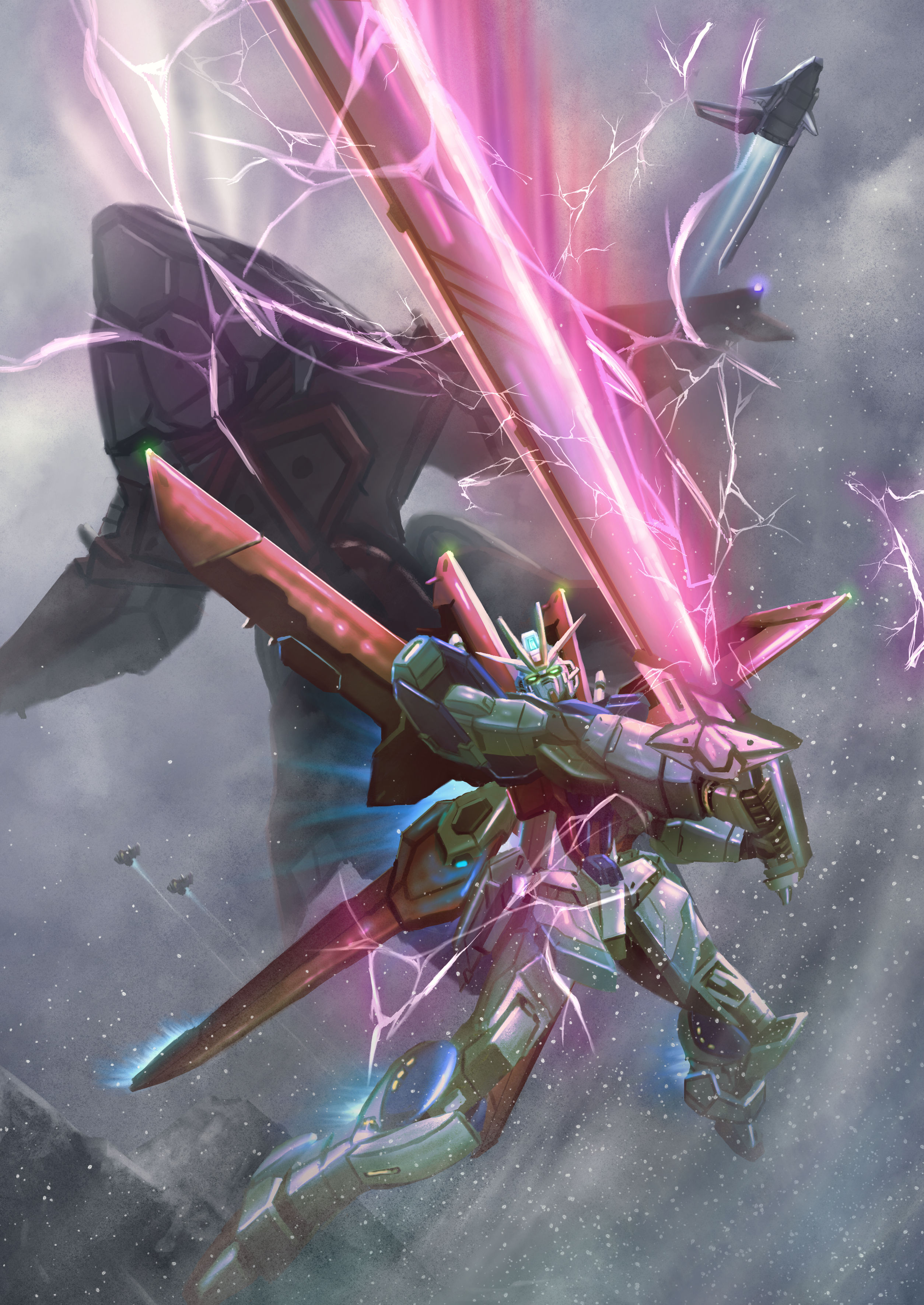Anime Mechs Gundam Super Robot Wars Mobile Suit Gundam SEED Destiny Force Impulse Gundam Artwork Dig 2508x3541