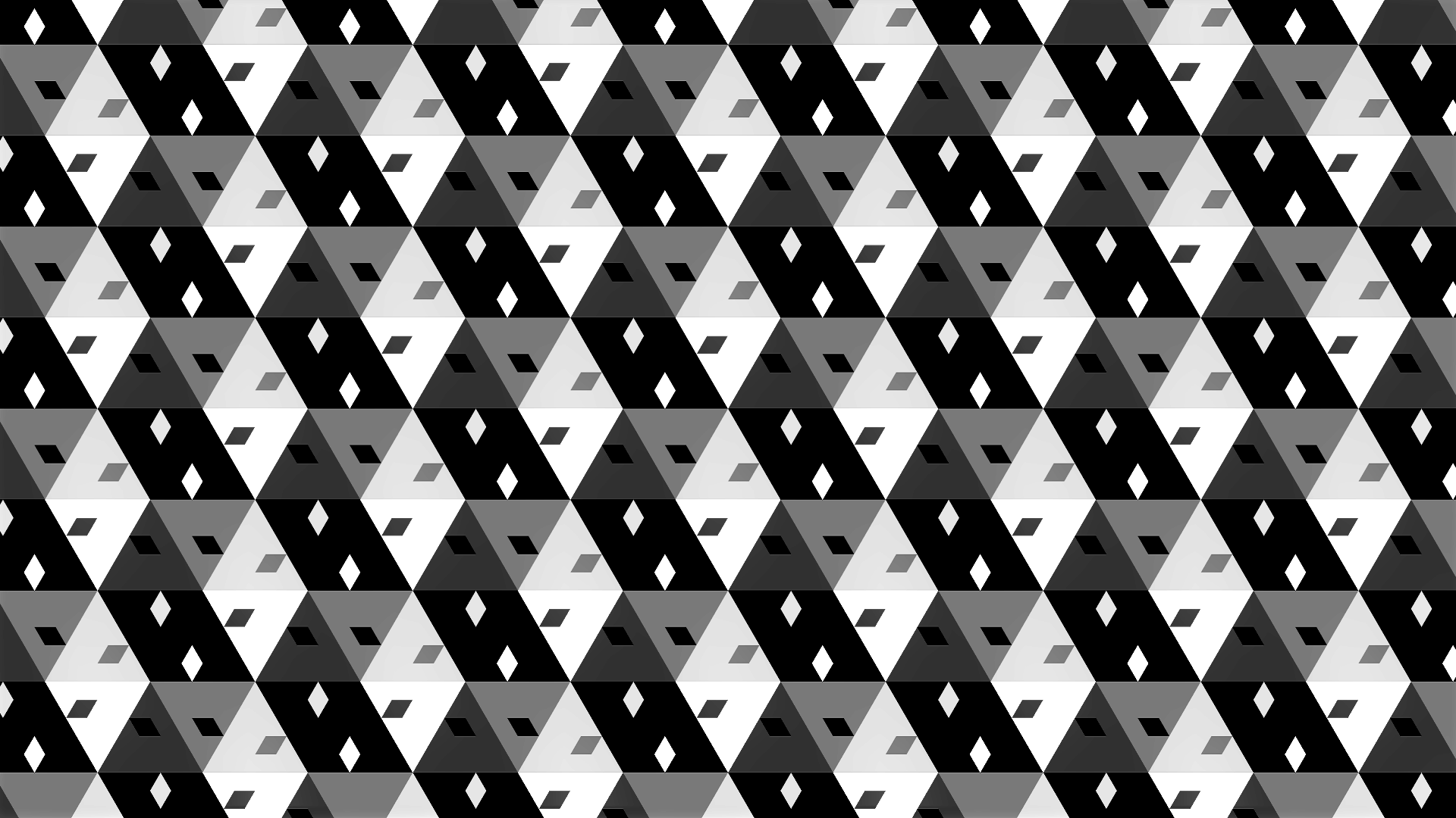 Triangle Square Artistic Digital Art Hexagon 1920x1080