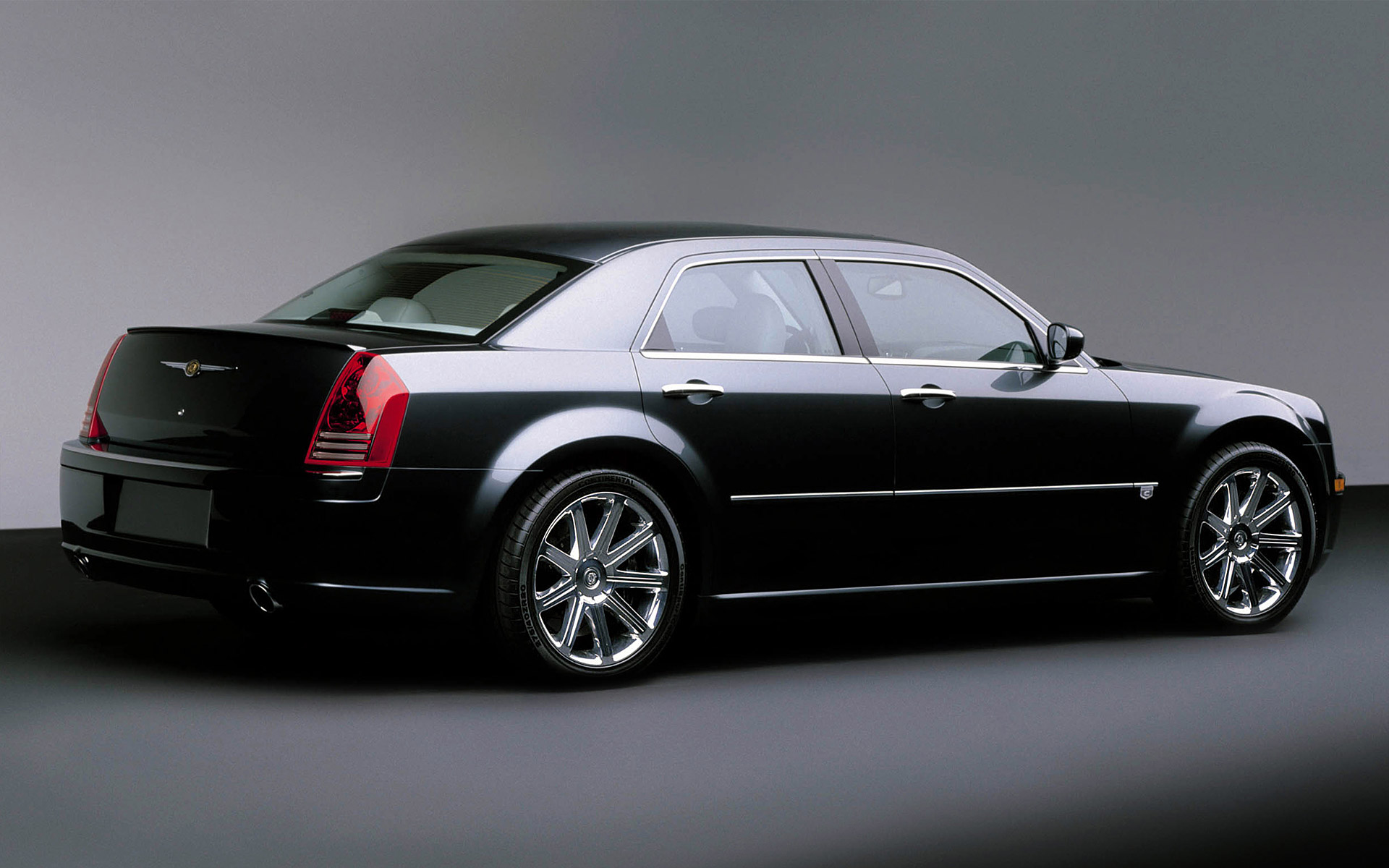 Black Car Car Chrysler 300c Concept Car Full Size Car Luxury Car Sedan 1920x1200