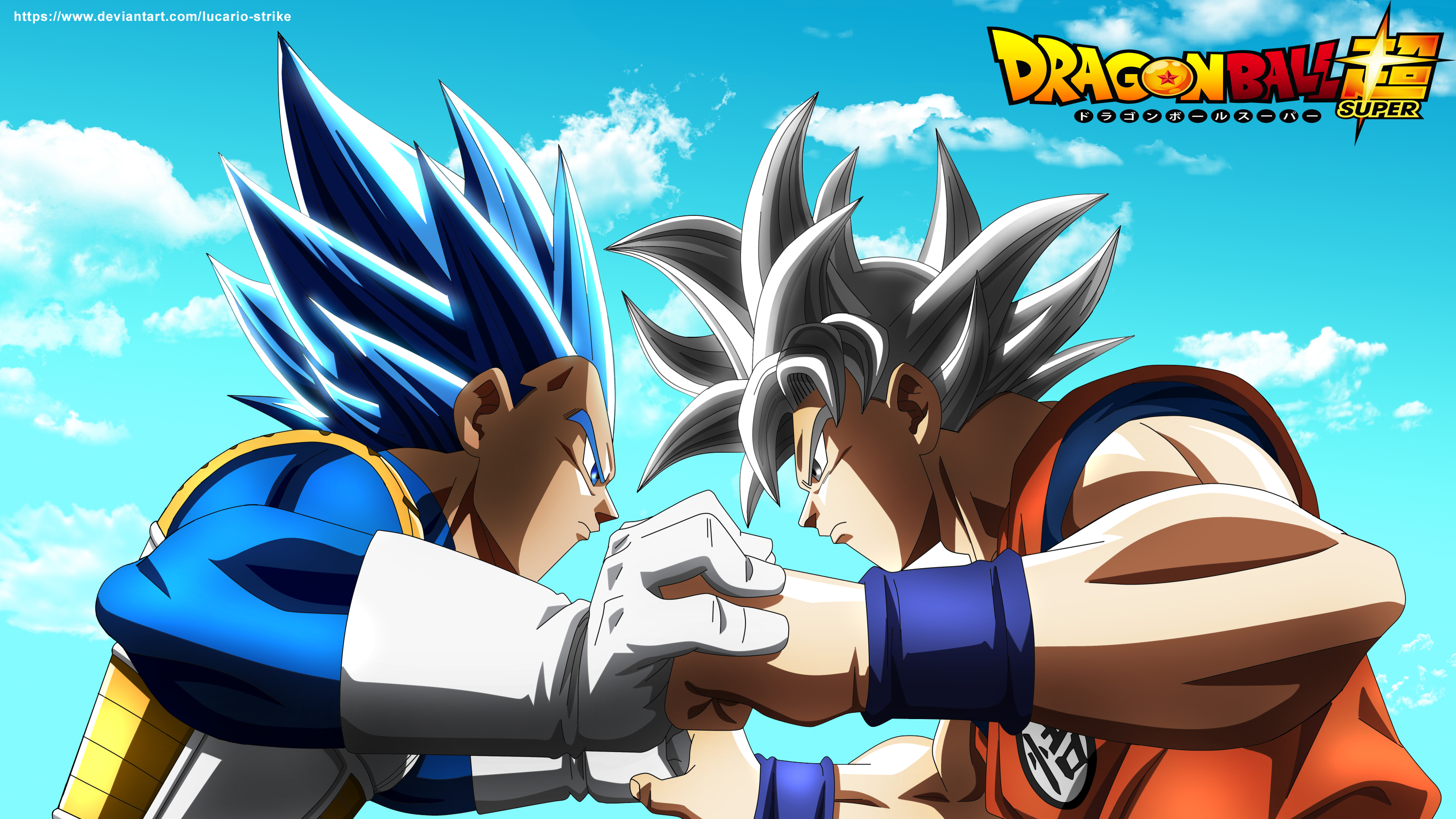 Goku Vegeta Dragon Ball Ultra Instinct Dragon Ball Super Saiyan Blue 3000x1688