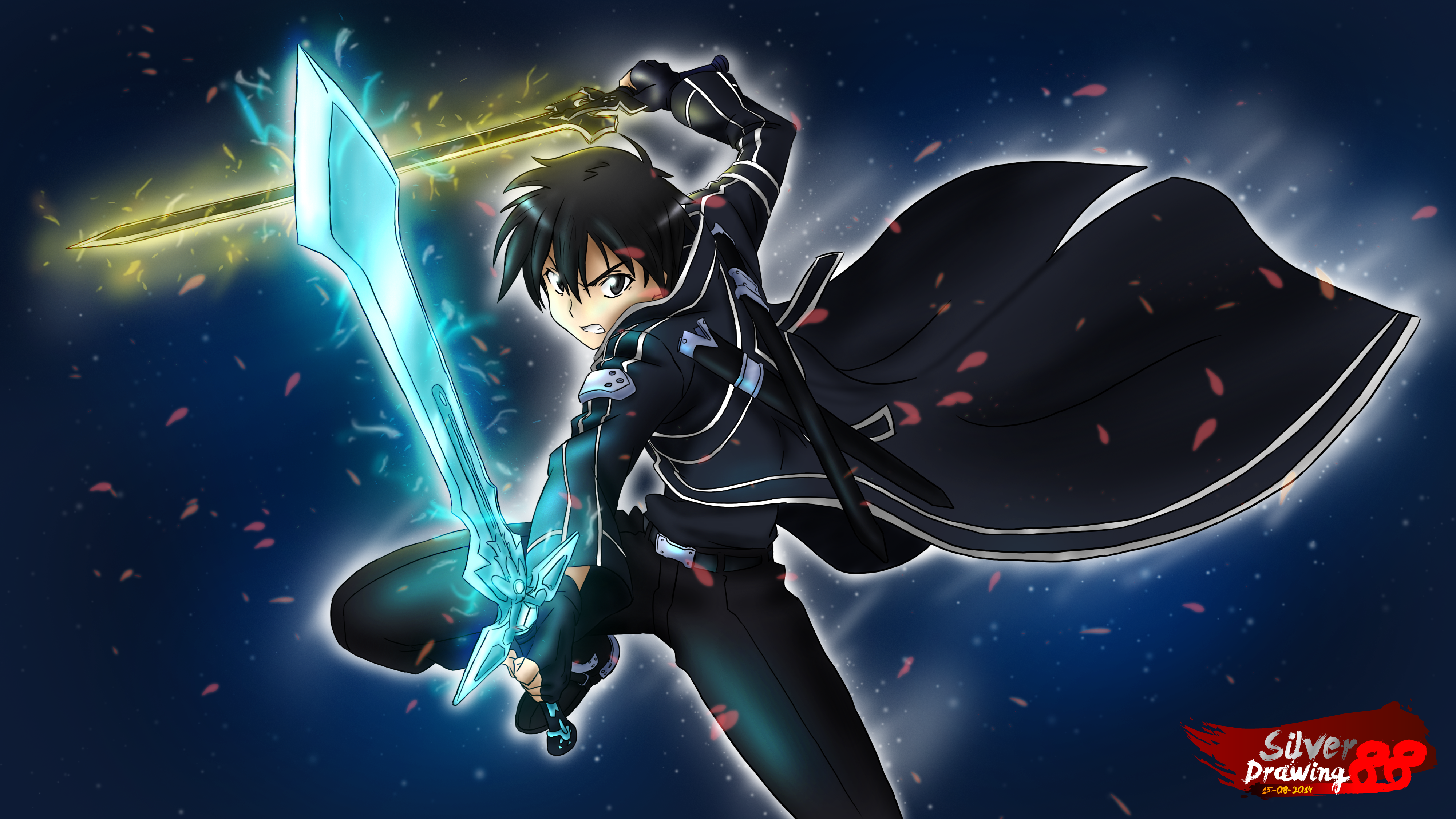 Kirito Sword Art Online Kazuto Kirigaya 4000x2250