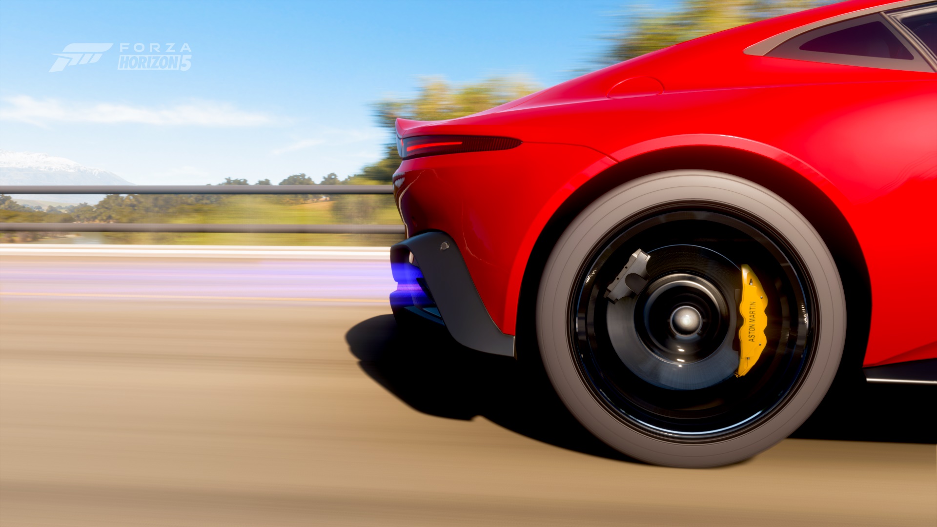 Aston Martin Forza Forza Horizon 5 BlizzR BlizzRGaminG Car Brake Red Cars Video Games 1920x1080