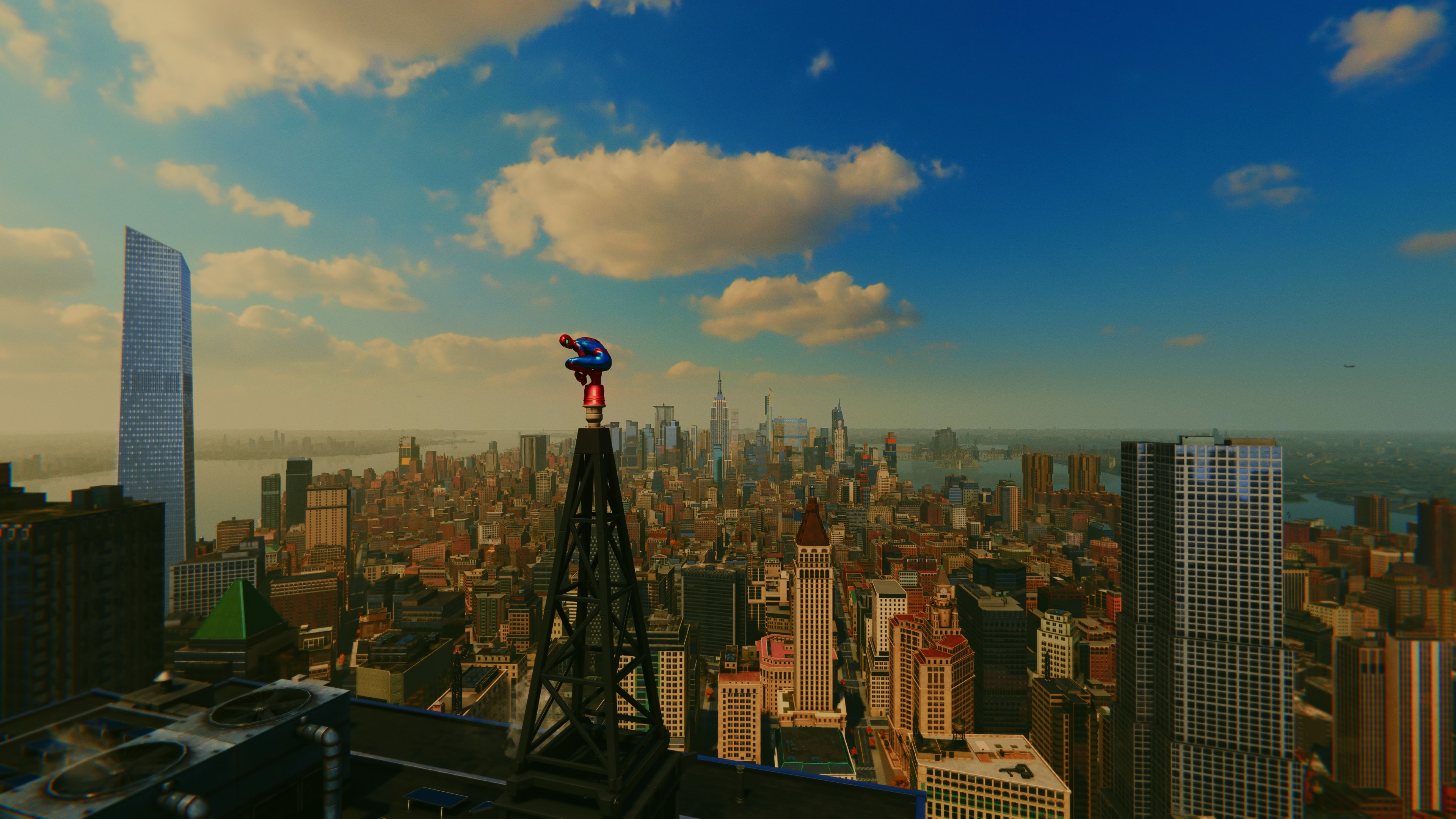 Marvel Comics Spider Man Spider Man 2018 City New York City Playstation 4 Pro 3D 3840x2160