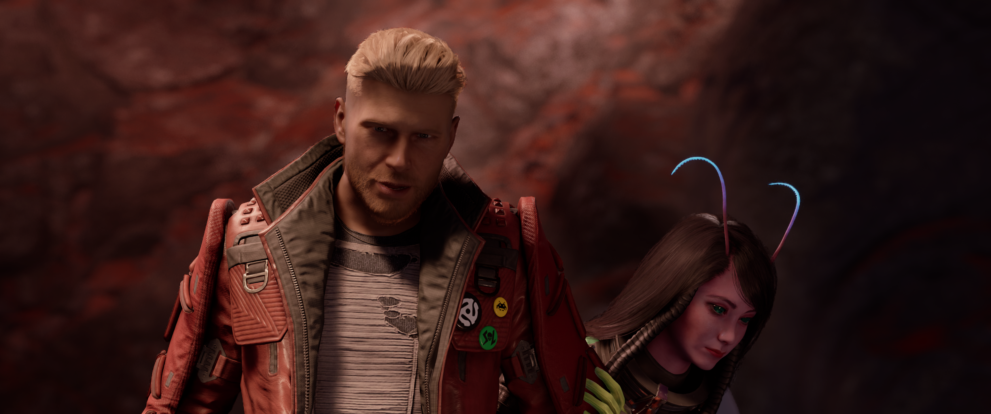 Guardians Of The Galaxy Game Game Characters Aliens Universe Mantis Marvel Star Lord 3440x1440
