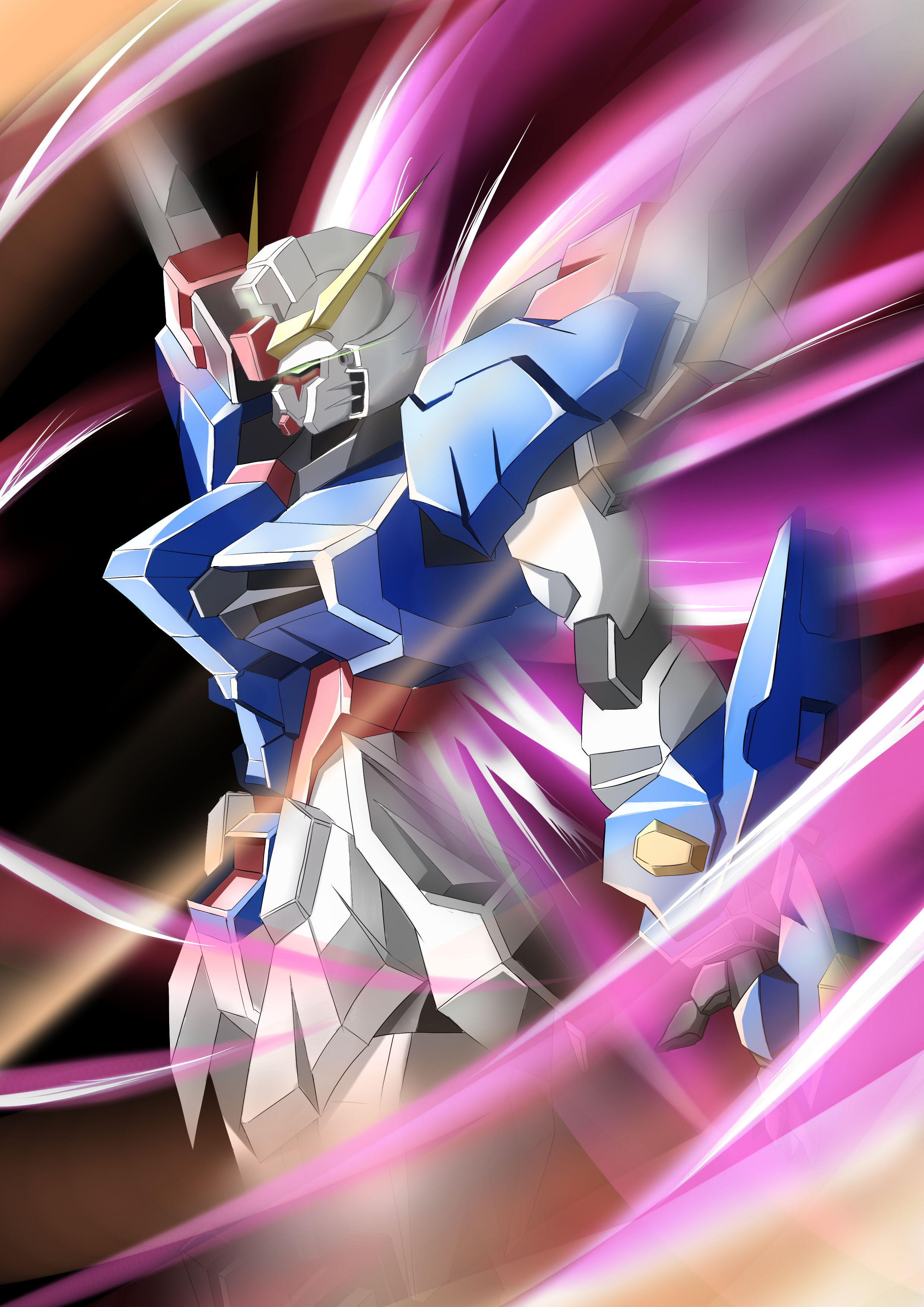 Anime Mech Gundam Super Robot Wars Mobile Suit Gundam SEED Destiny Destiny Gundam Artwork Digital Ar 2480x3507