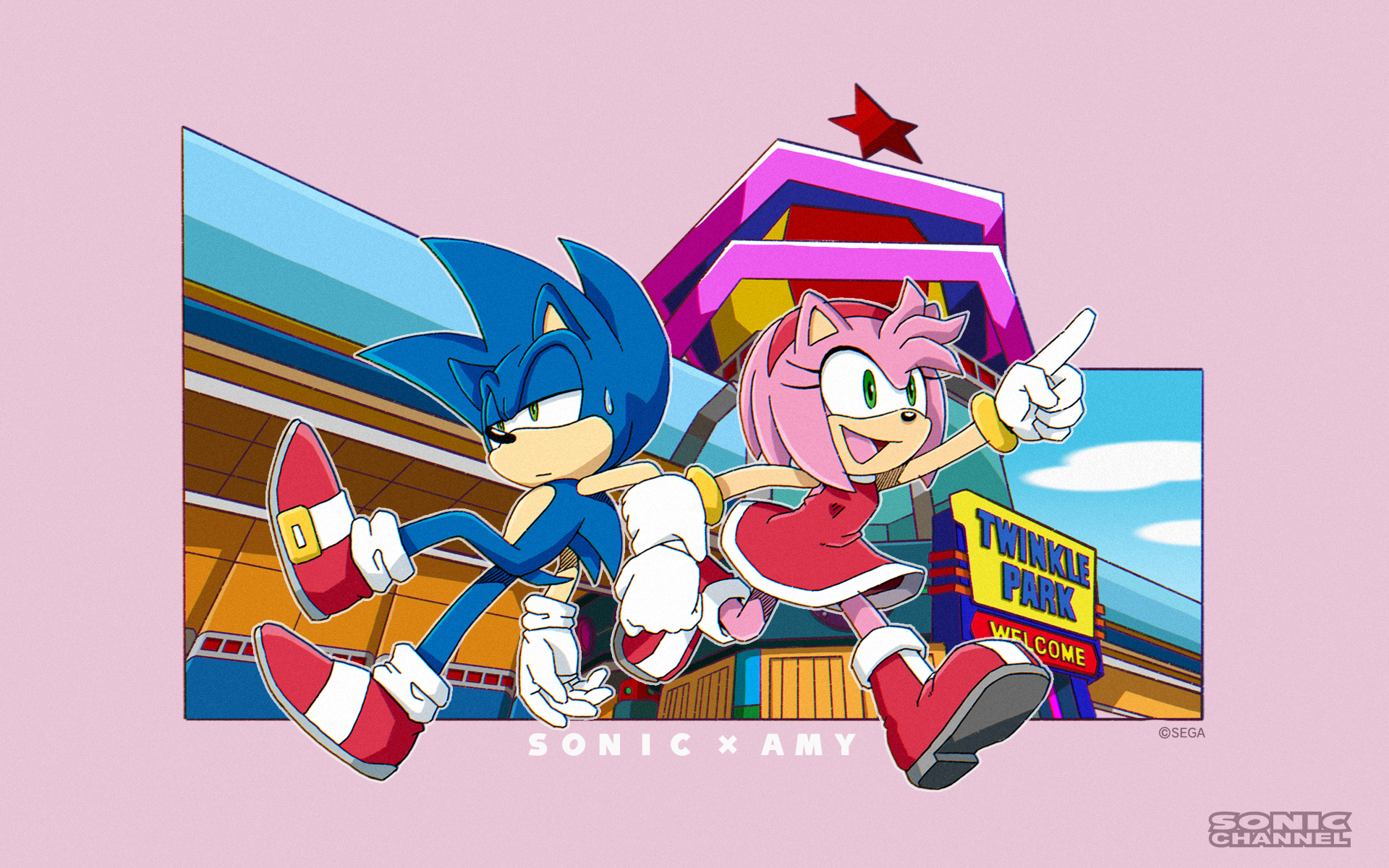 Sonic Sonic The Hedgehog March Comic Art Video Game Art PC Gaming Sega 1920x1200