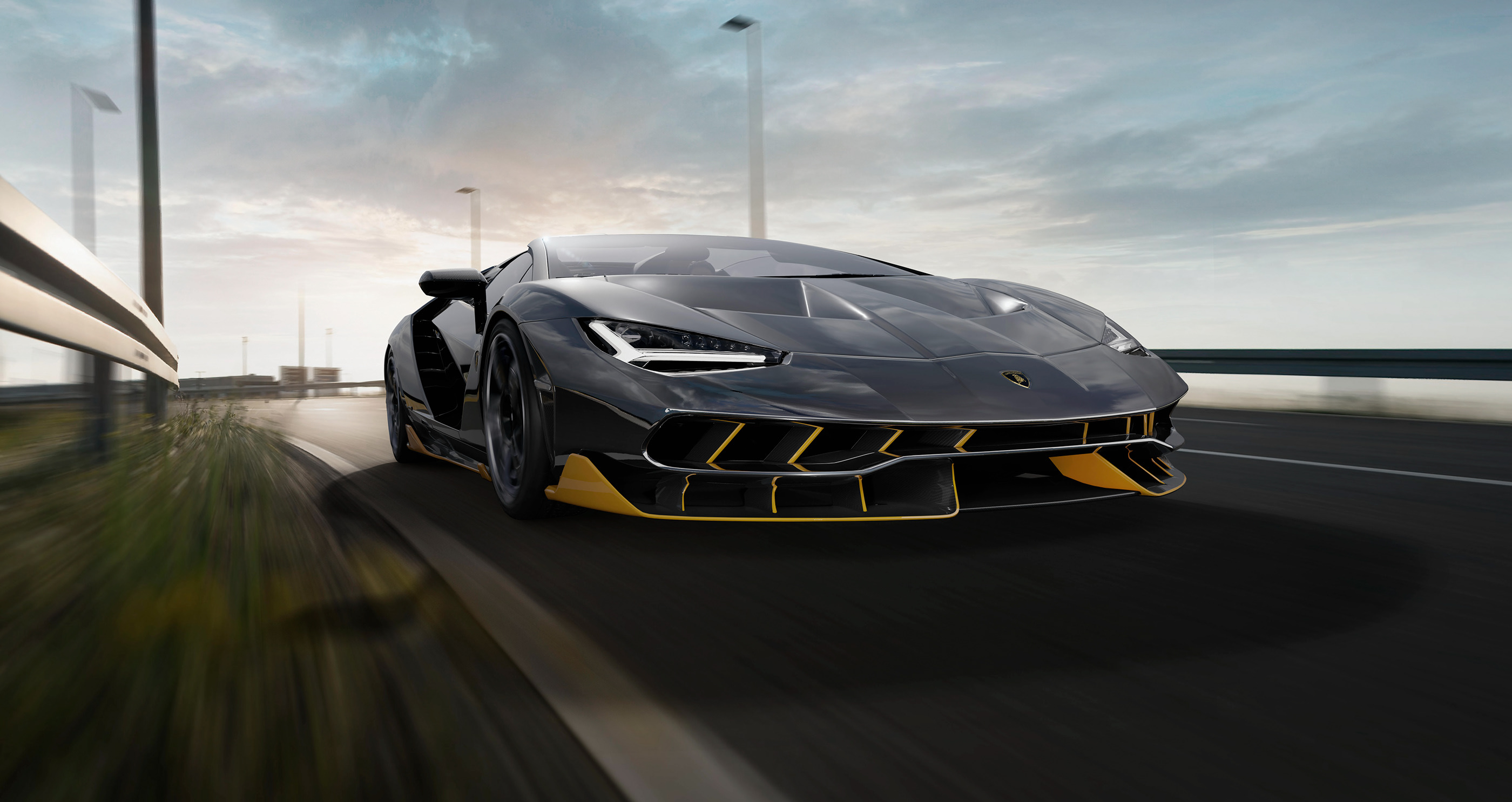 Lamborghini Lamborghini Centenario Car Luxury Cars Road Highway 2800x1486
