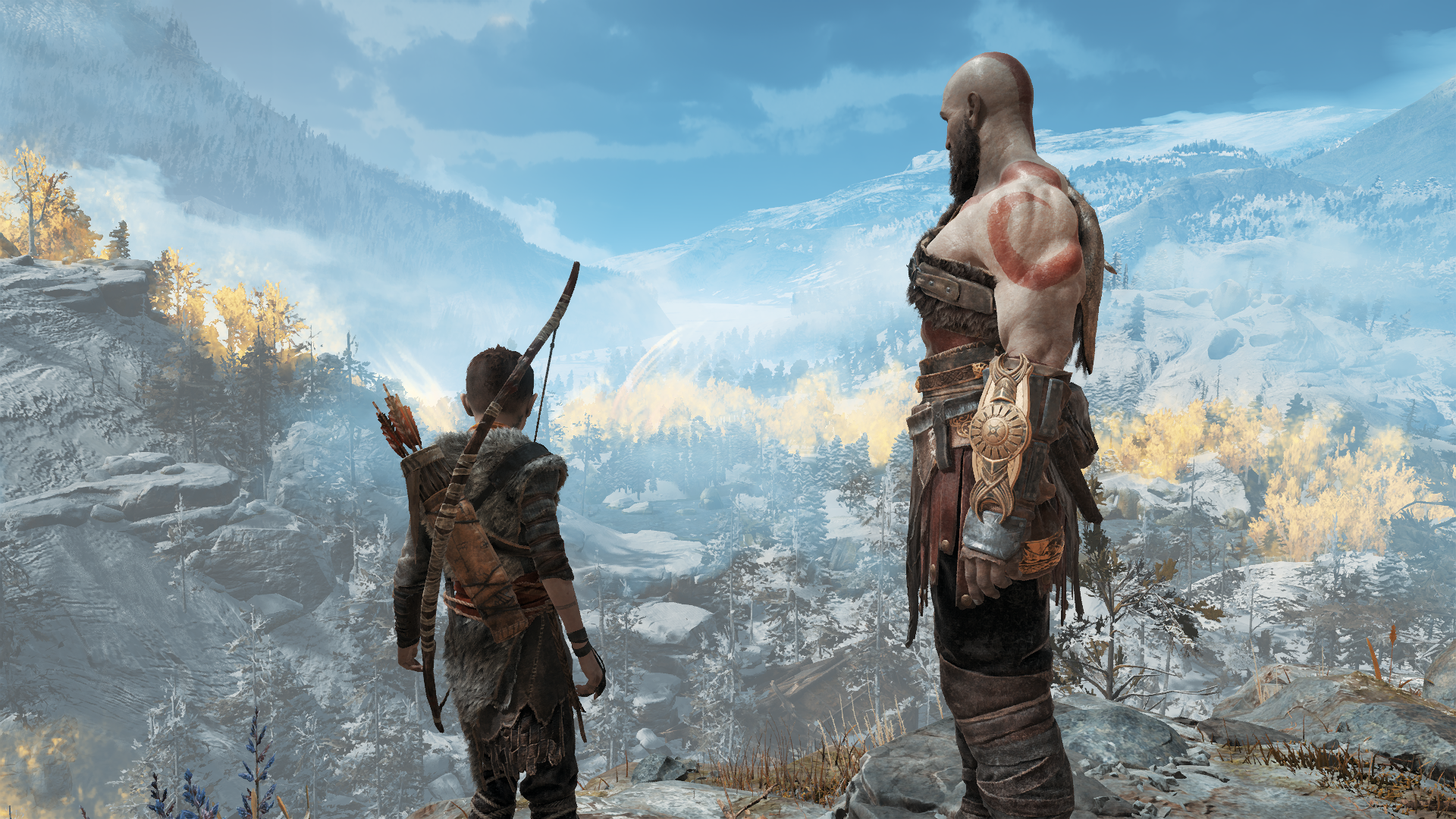 God Of War God Of War 2018 God Of War 4 Screen Shot Kratos Video Games Video Game Characters 1920x1080