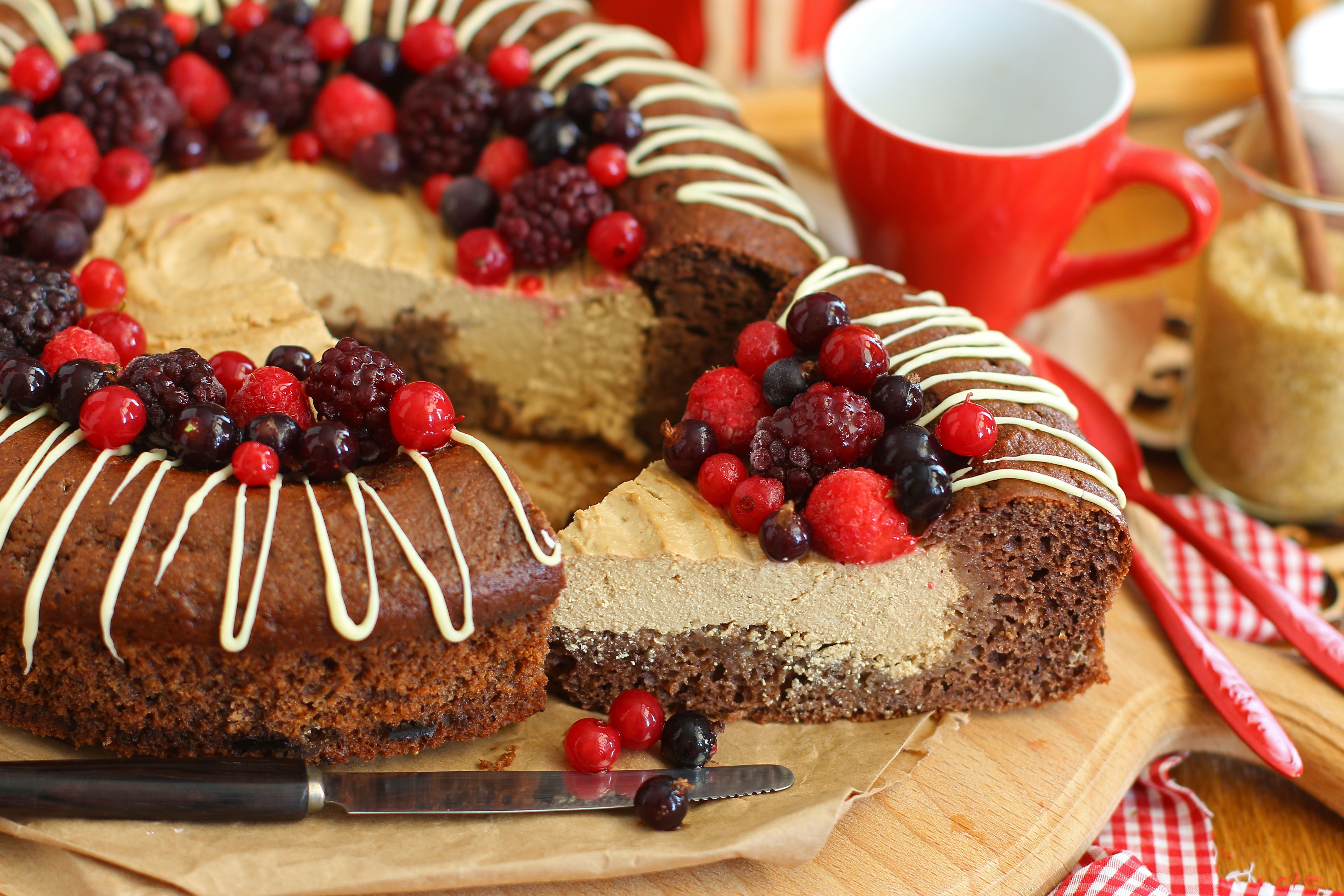 Baking Berry Cake Dessert 5184x3456