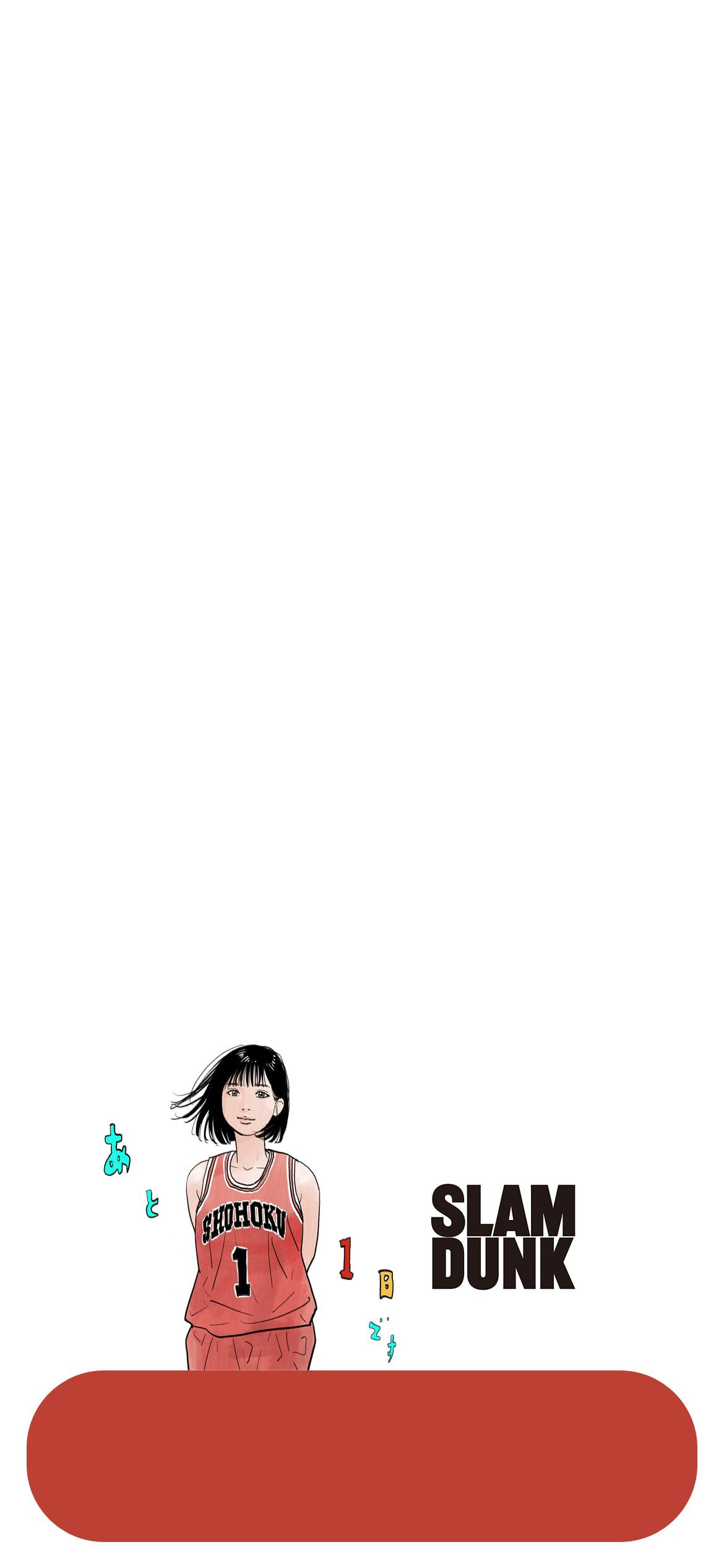 Akagi Haruko Haruko Akagi Anime Girls Vertical Simple Background White Background Minimalism Manga 1170x2532