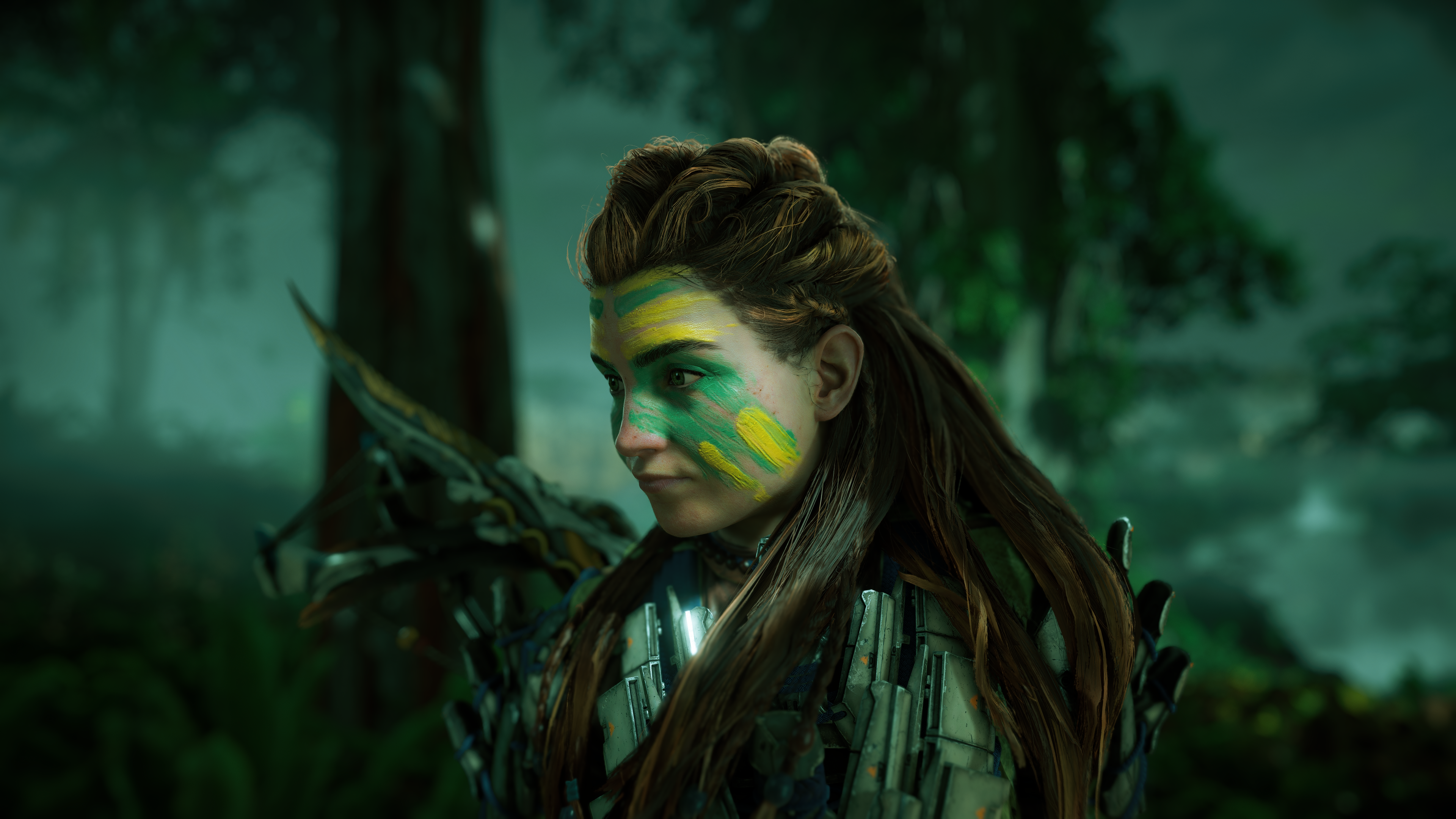 Aloy Horizon Forbidden West Artificial Video Games Video Game Girls Video Game Characters CGi 3840x2160