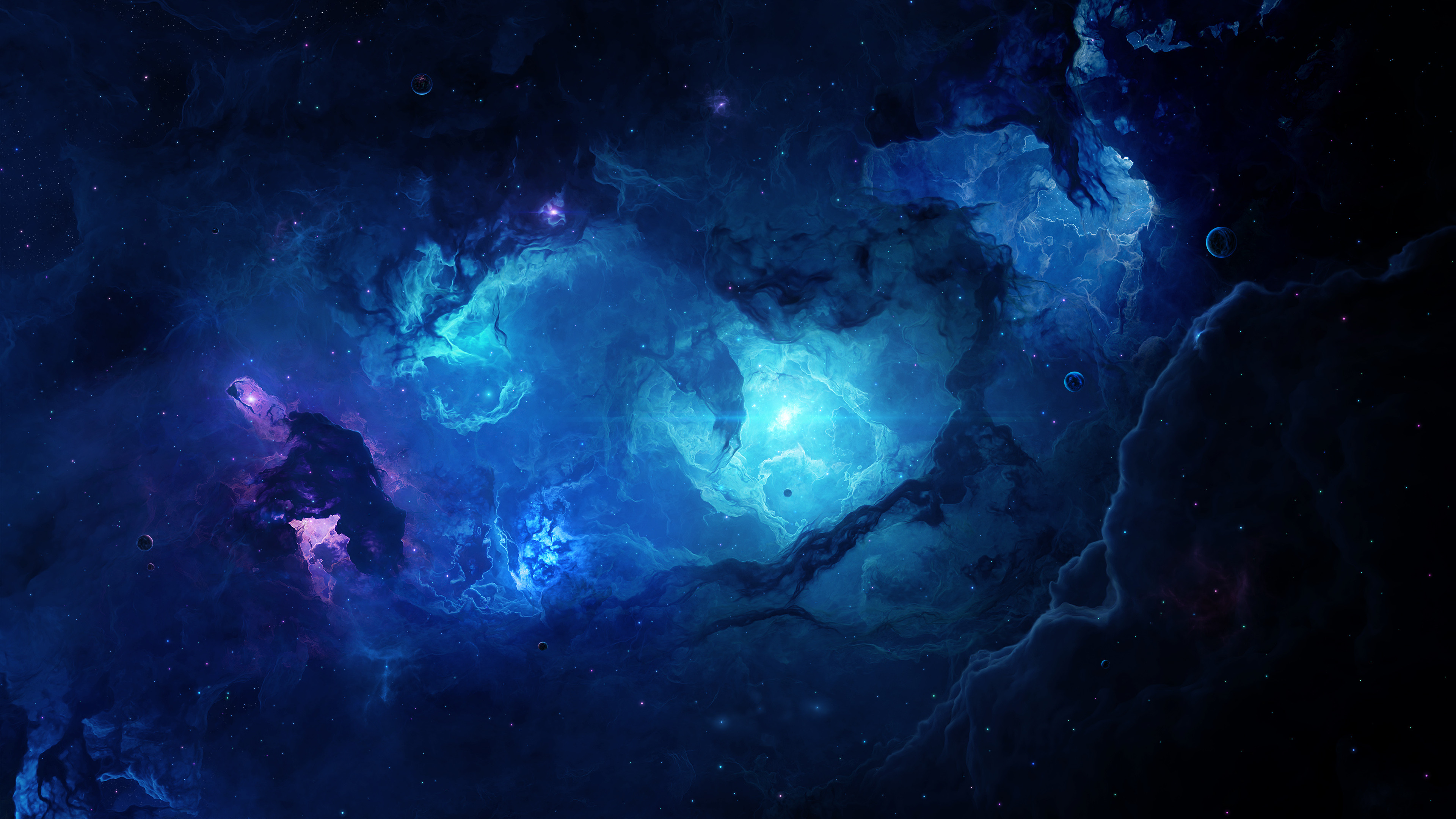 Space Nebula 4K Stars Galaxy 3840x2160