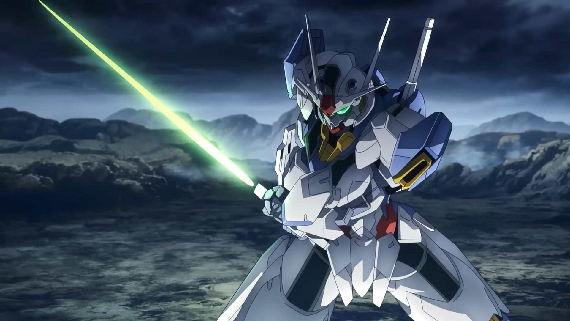 Anime Anime Screenshot Mechs Mobile Suit Gundam THE WiTCH FROM MERCURY Super Robot Taisen Gundam Aer 1920x1080