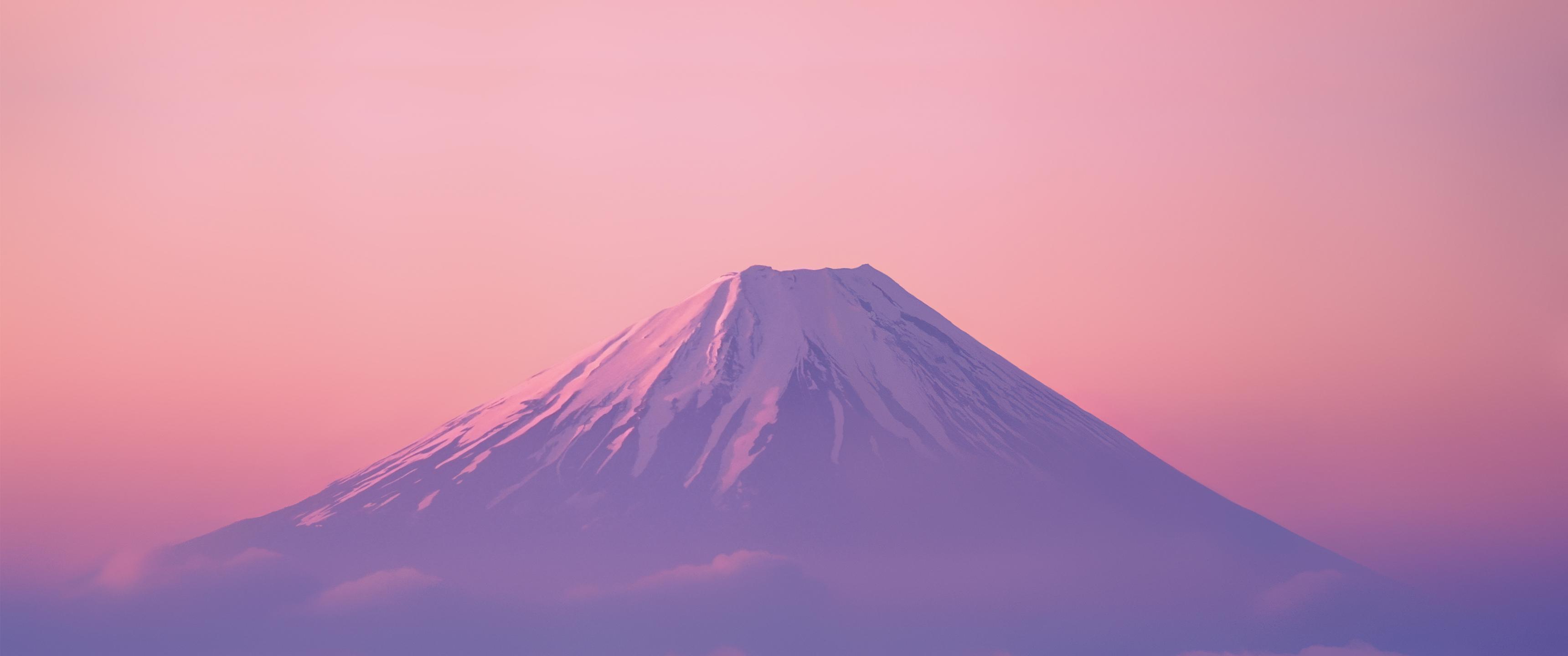 Ultrawide Mountains Mount Fuji Japan 3440x1440