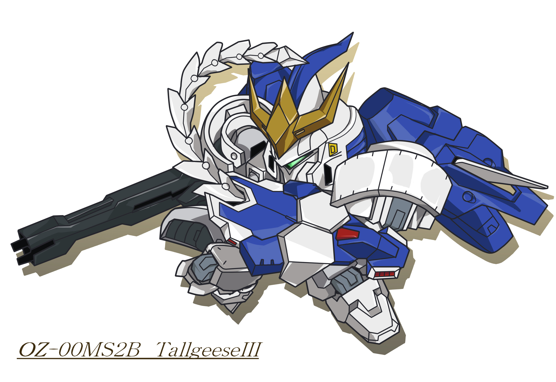 Tallgeese Iii Anime Mechs Super Robot Taisen Mobile Suit Gundam Wing Artwork Digital Art Fan Art Mob 2322x1596