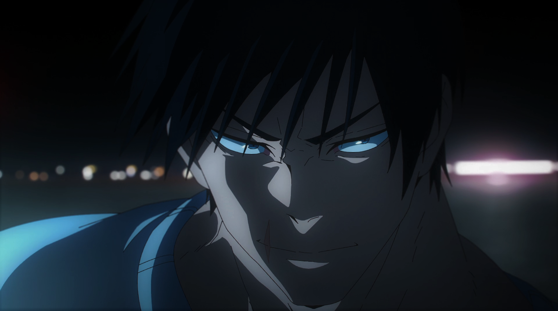 Jujutsu Kaisen Fushiguro Toji Scars Lights Anime Anime Screenshot Anime Boys 1920x1071
